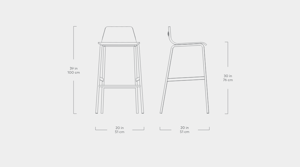 Lecture Bar Stool Upholstered Bar Stool Gus*     Four Hands, Mid Century Modern Furniture, Old Bones Furniture Company, Old Bones Co, Modern Mid Century, Designer Furniture, https://www.oldbonesco.com/