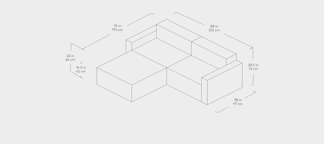 Mix Modular 3-PC Sectional Sectional Gus*     Four Hands, Mid Century Modern Furniture, Old Bones Furniture Company, Old Bones Co, Modern Mid Century, Designer Furniture, https://www.oldbonesco.com/