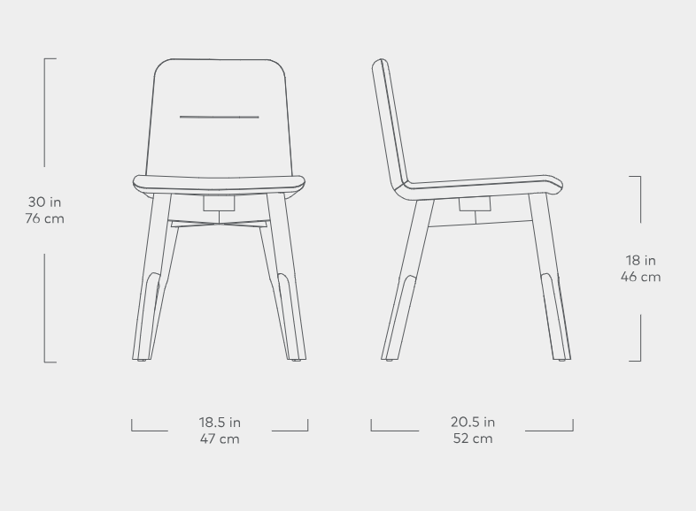 Bracket Dining Chair Dining Chair Gus*     Four Hands, Mid Century Modern Furniture, Old Bones Furniture Company, Old Bones Co, Modern Mid Century, Designer Furniture, https://www.oldbonesco.com/