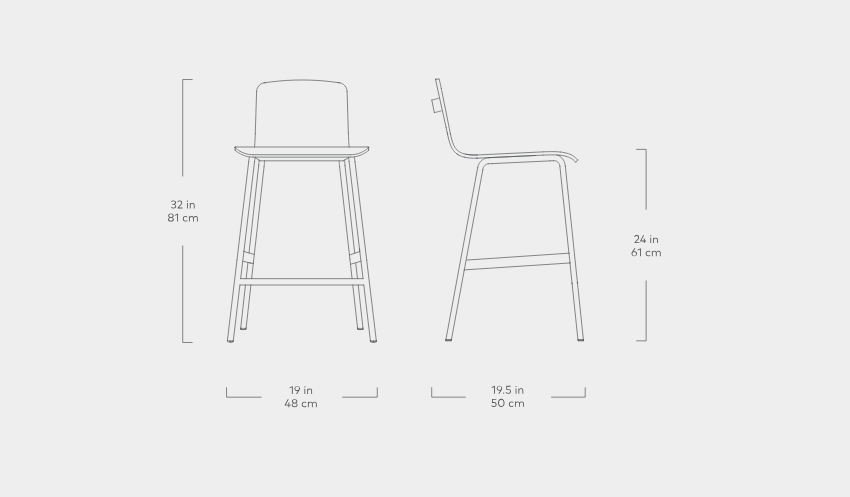 Lecture Counter Stool Chair Gus*     Four Hands, Mid Century Modern Furniture, Old Bones Furniture Company, Old Bones Co, Modern Mid Century, Designer Furniture, https://www.oldbonesco.com/