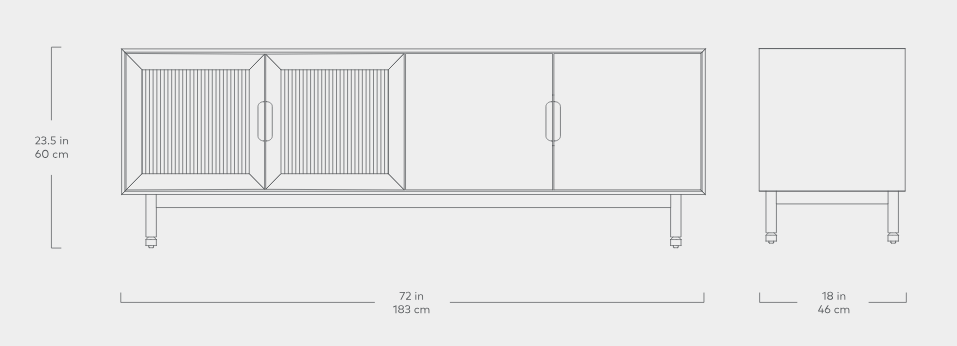 Munro Credenza Credenza Gus*     Four Hands, Mid Century Modern Furniture, Old Bones Furniture Company, Old Bones Co, Modern Mid Century, Designer Furniture, https://www.oldbonesco.com/