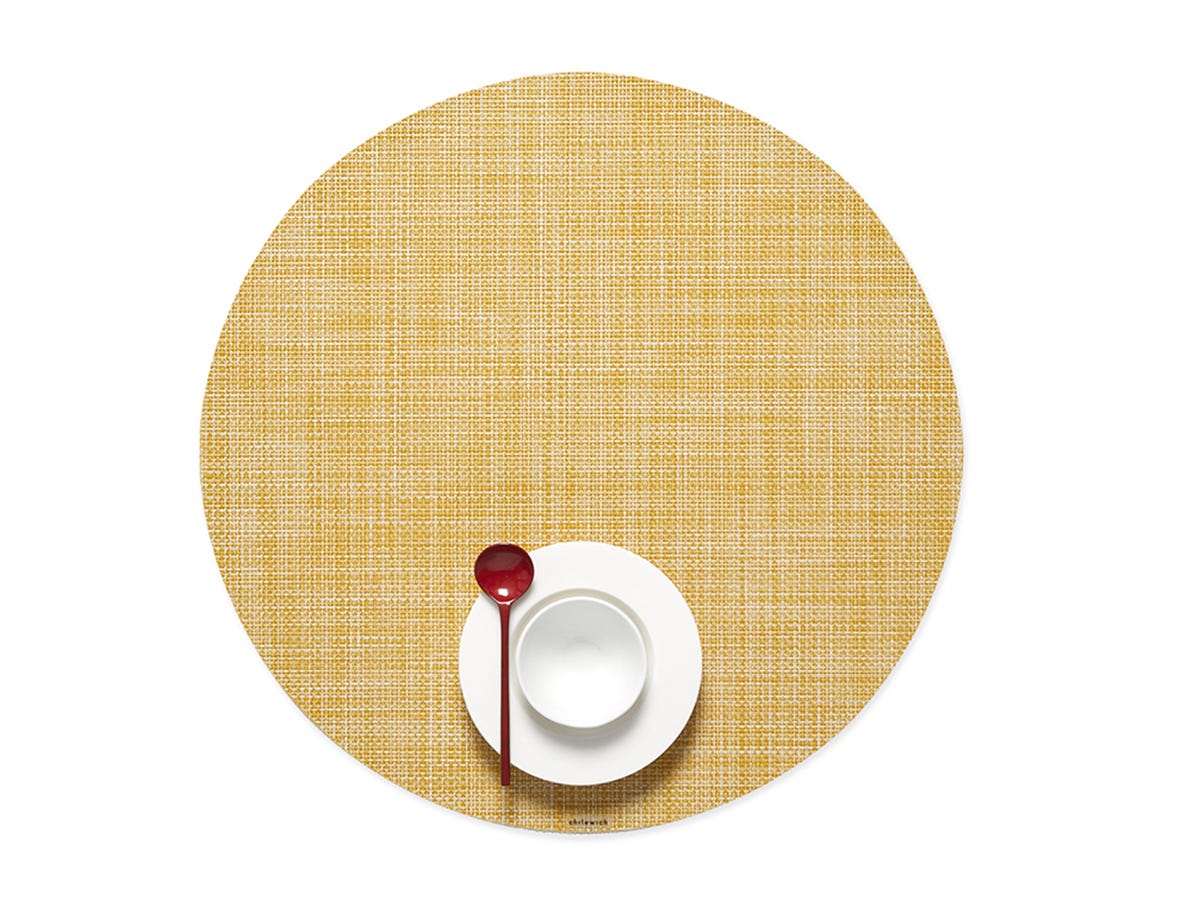 Mini Basketweave Round Placemat