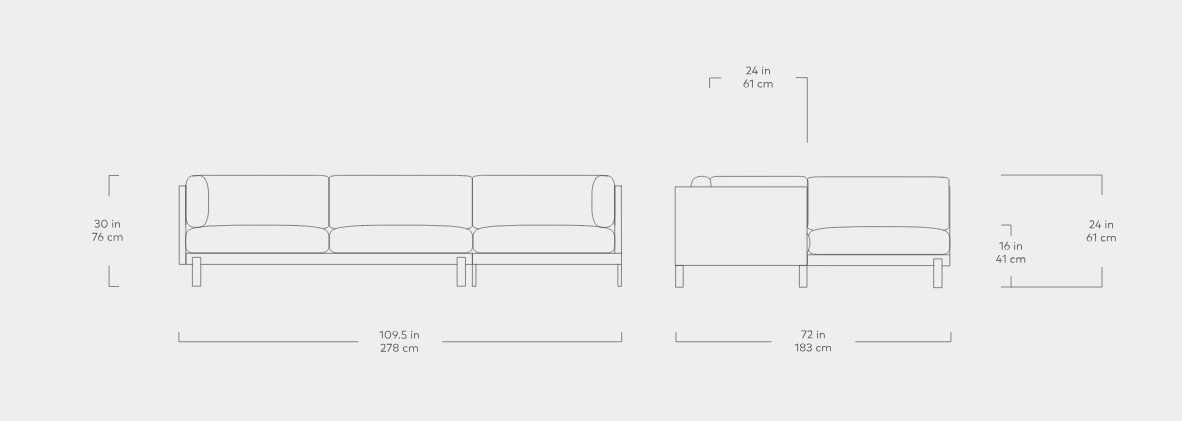 Silverlake Sectional Sectional Sofa Gus*     Four Hands, Mid Century Modern Furniture, Old Bones Furniture Company, Old Bones Co, Modern Mid Century, Designer Furniture, https://www.oldbonesco.com/