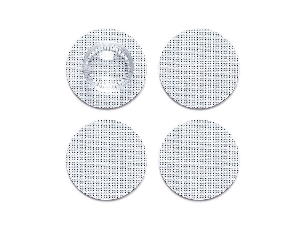 Mini Basketweave Round Coasters - Set of 4