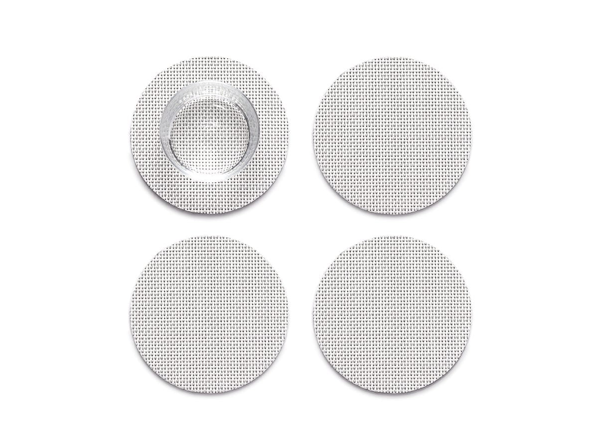 Mini Basketweave Round Coasters - Set of 4