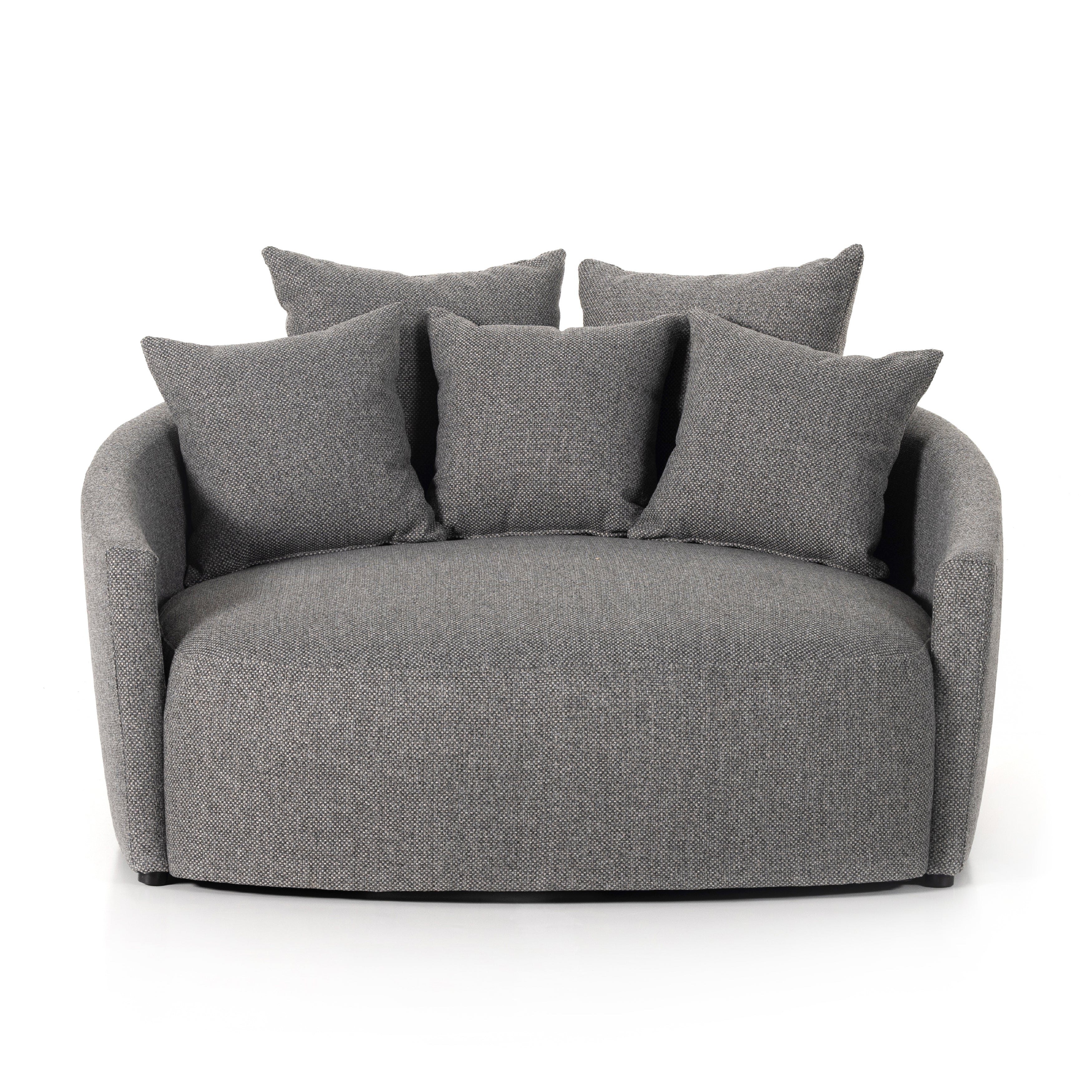 Chloe Media Lounger Fallon CharcoalLounge Four Hands  Fallon Charcoal   Four Hands, Burke Decor, Mid Century Modern Furniture, Old Bones Furniture Company, Old Bones Co, Modern Mid Century, Designer Furniture, https://www.oldbonesco.com/