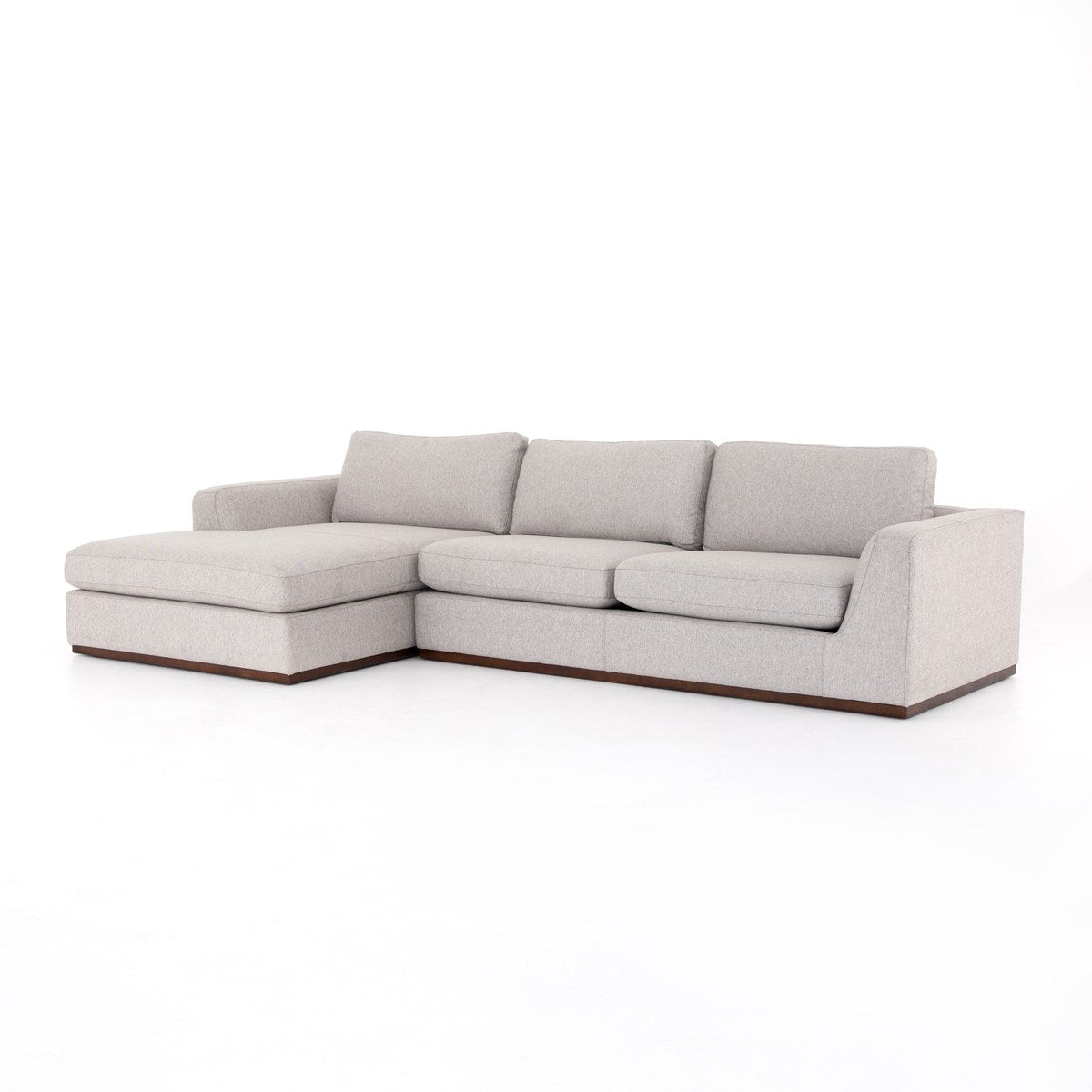 Colt 2-Piece Sectional Aldred Silver / Left Arm FacingSectional Sofa Four Hands  Aldred Silver Left Arm Facing  Four Hands, Burke Decor, Mid Century Modern Furniture, Old Bones Furniture Company, Old Bones Co, Modern Mid Century, Designer Furniture, https://www.oldbonesco.com/