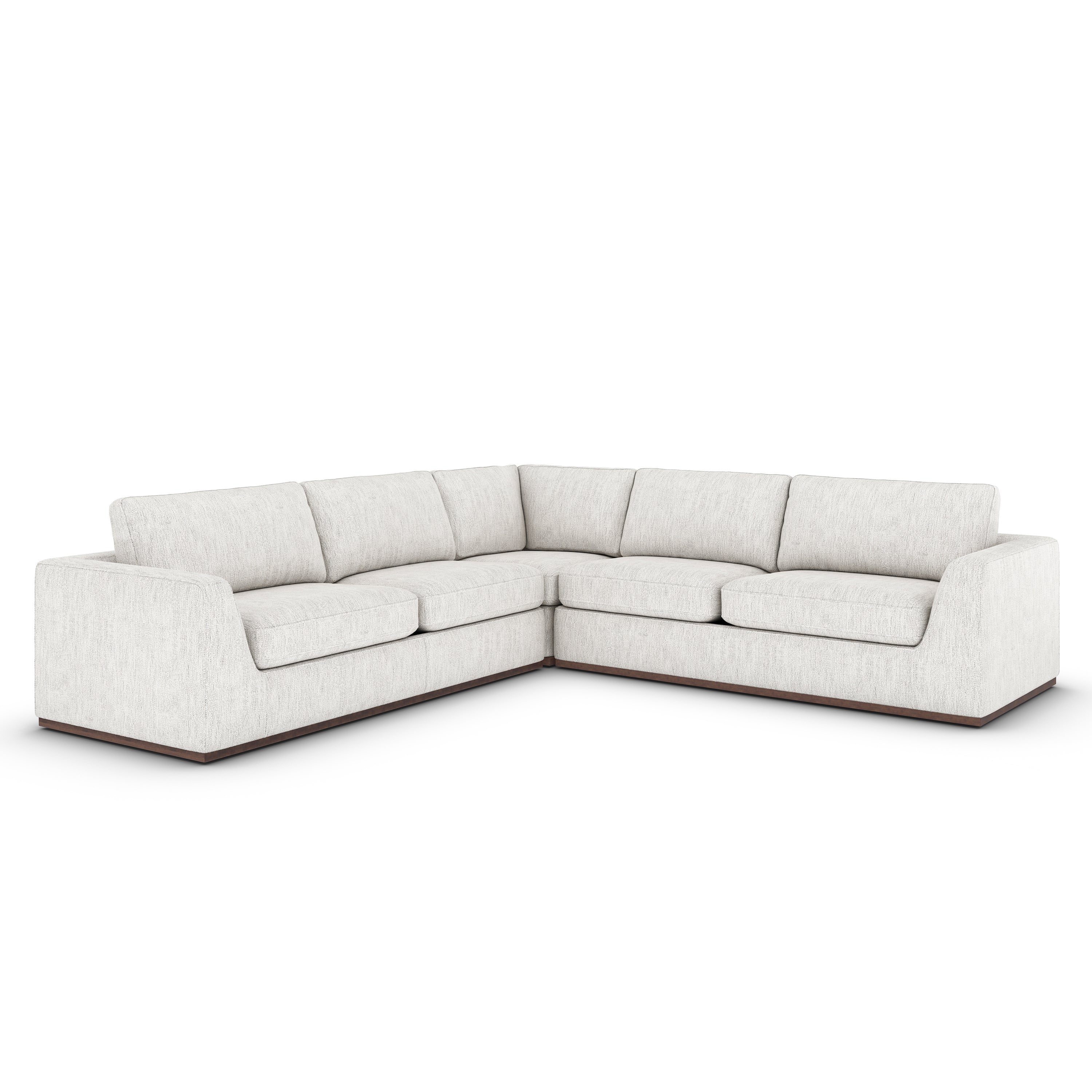 Colt 3-Piece Sectional Without Ottoman Merino CottonSectional Sofa Four Hands  Merino Cotton   Four Hands, Mid Century Modern Furniture, Old Bones Furniture Company, Old Bones Co, Modern Mid Century, Designer Furniture, https://www.oldbonesco.com/