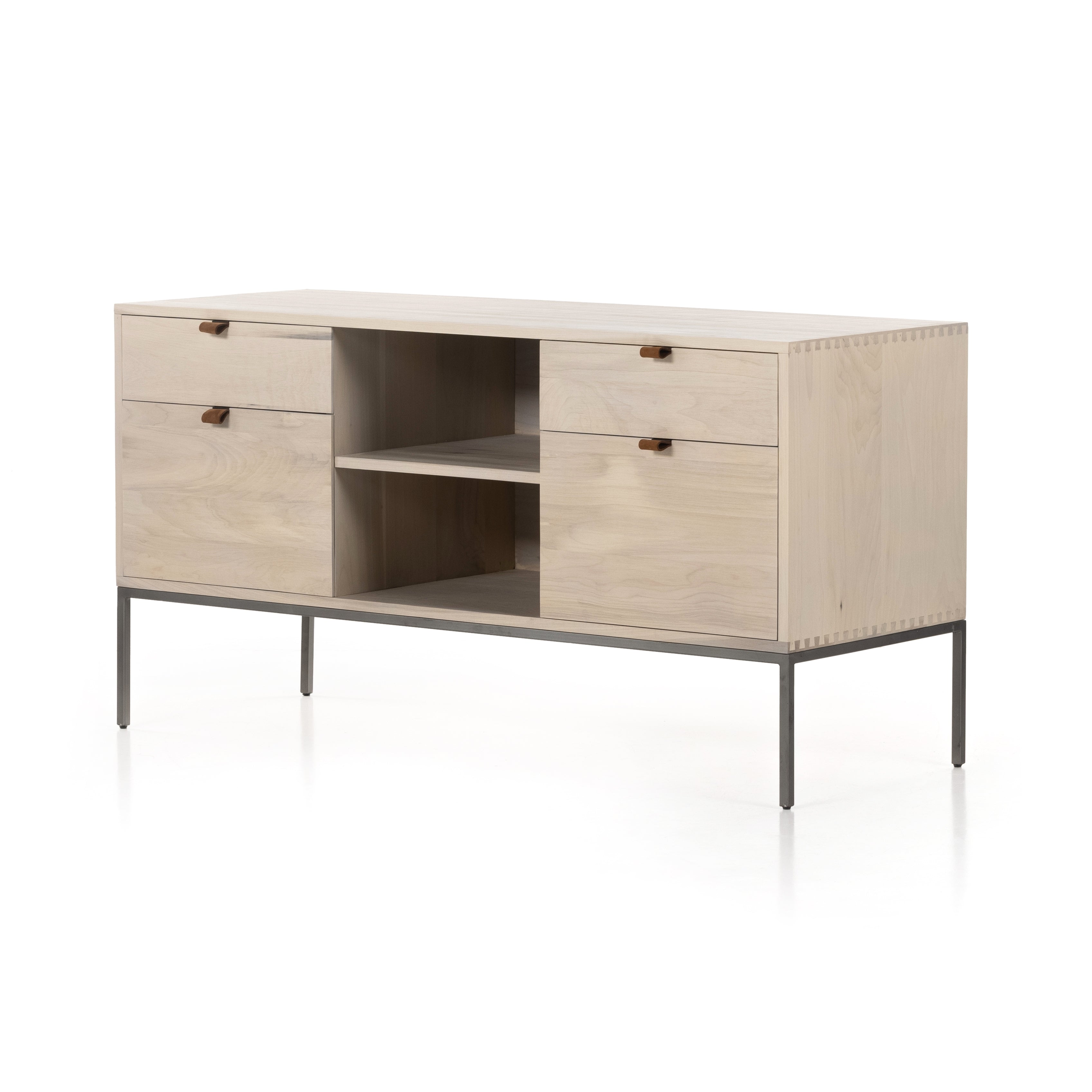 Trey Modular Filing Credenza Dove PoplarFiling Cabinets Four Hands  Dove Poplar   Four Hands, Mid Century Modern Furniture, Old Bones Furniture Company, Old Bones Co, Modern Mid Century, Designer Furniture, https://www.oldbonesco.com/