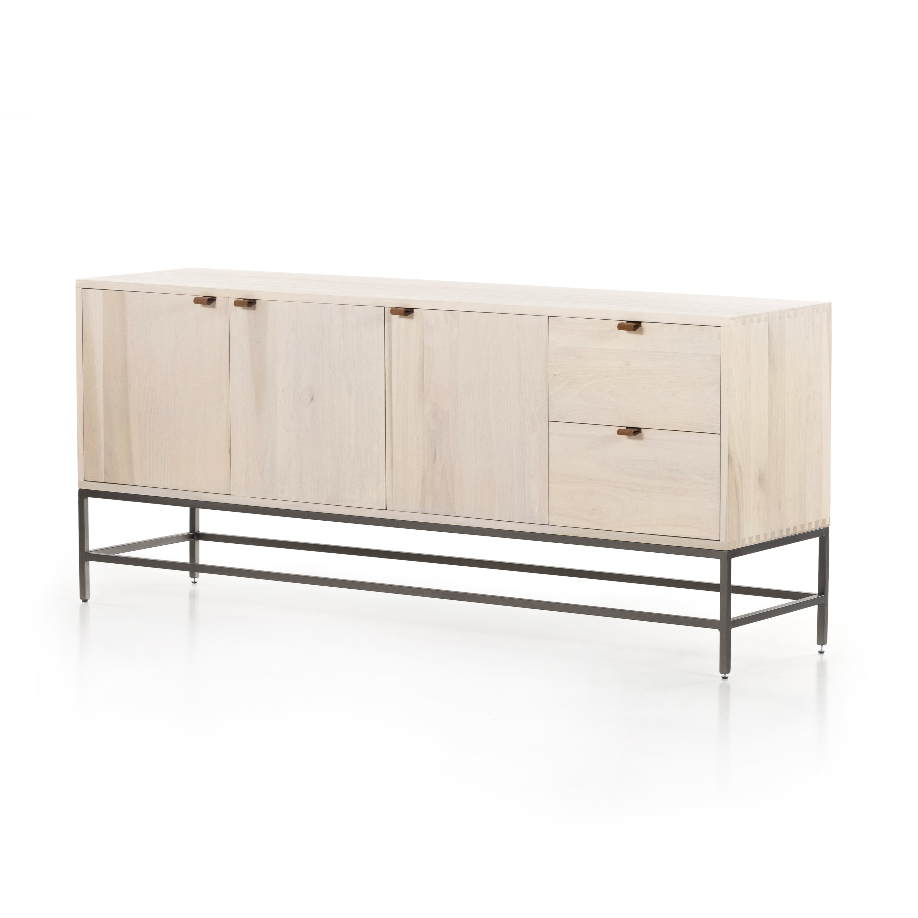 Trey Sideboard Dove PoplarSideboard Four Hands  Dove Poplar   Four Hands, Mid Century Modern Furniture, Old Bones Furniture Company, Old Bones Co, Modern Mid Century, Designer Furniture, https://www.oldbonesco.com/