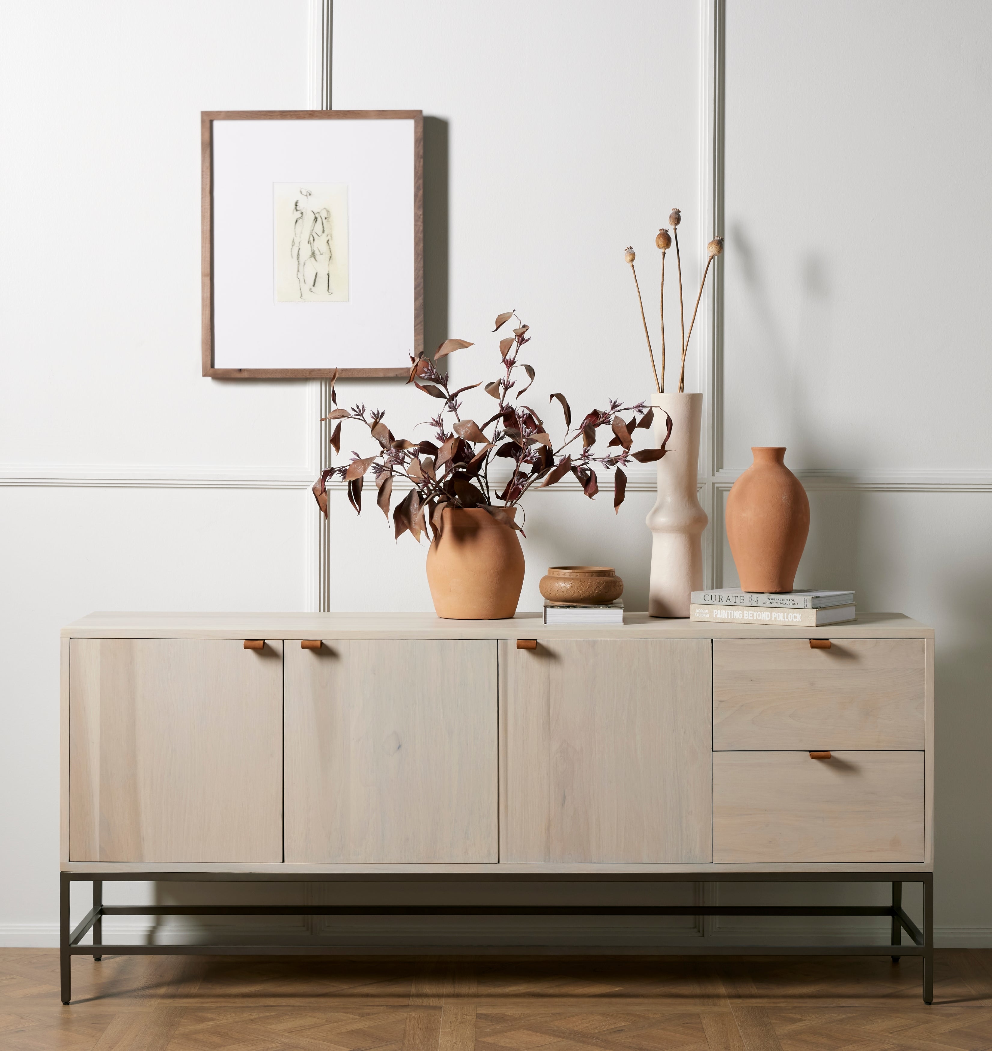 Trey Sideboard Sideboard Four Hands     Four Hands, Mid Century Modern Furniture, Old Bones Furniture Company, Old Bones Co, Modern Mid Century, Designer Furniture, https://www.oldbonesco.com/