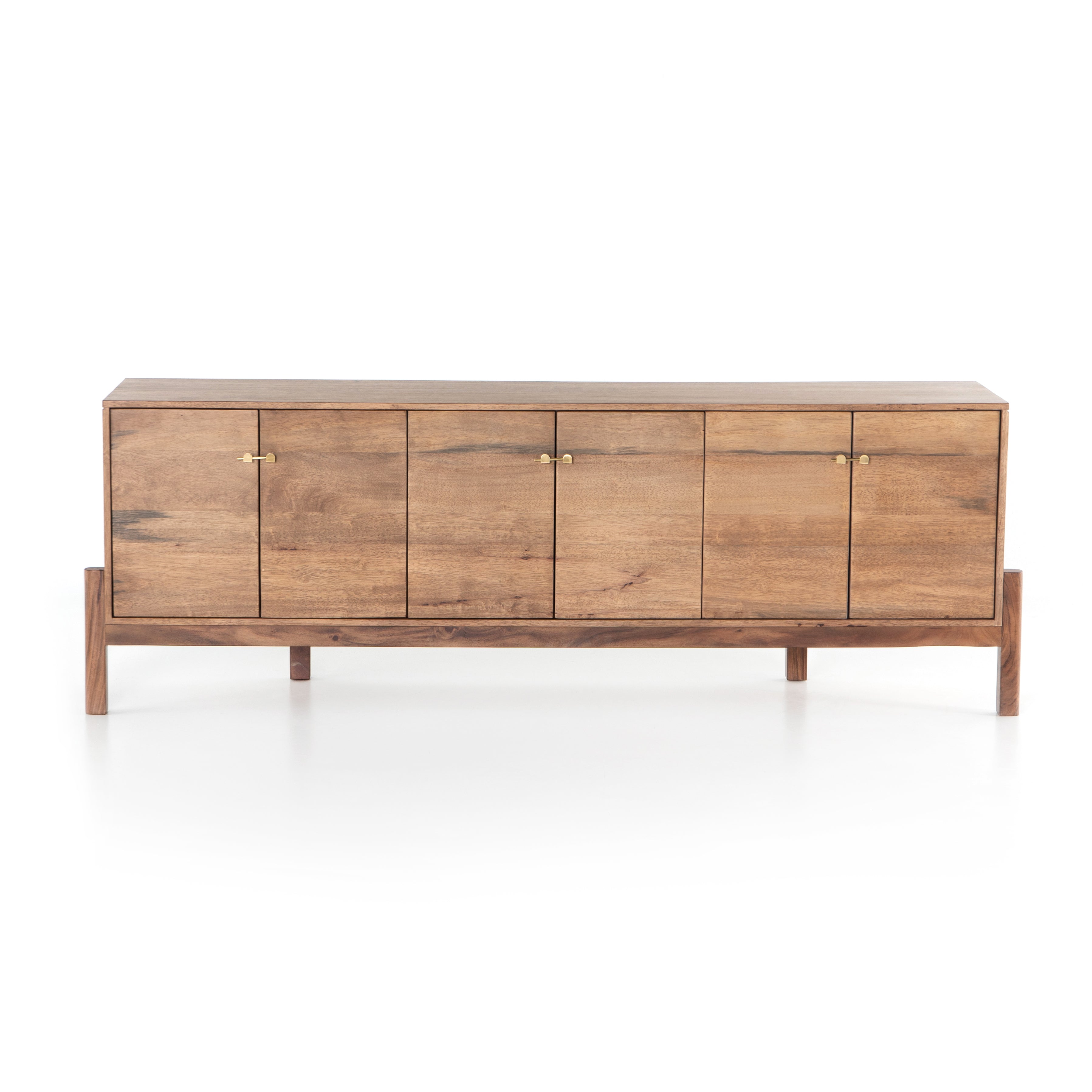 Reza Media Console-Smoked Honey Media Four Hands     Four Hands, Burke Decor, Mid Century Modern Furniture, Old Bones Furniture Company, Old Bones Co, Modern Mid Century, Designer Furniture, https://www.oldbonesco.com/