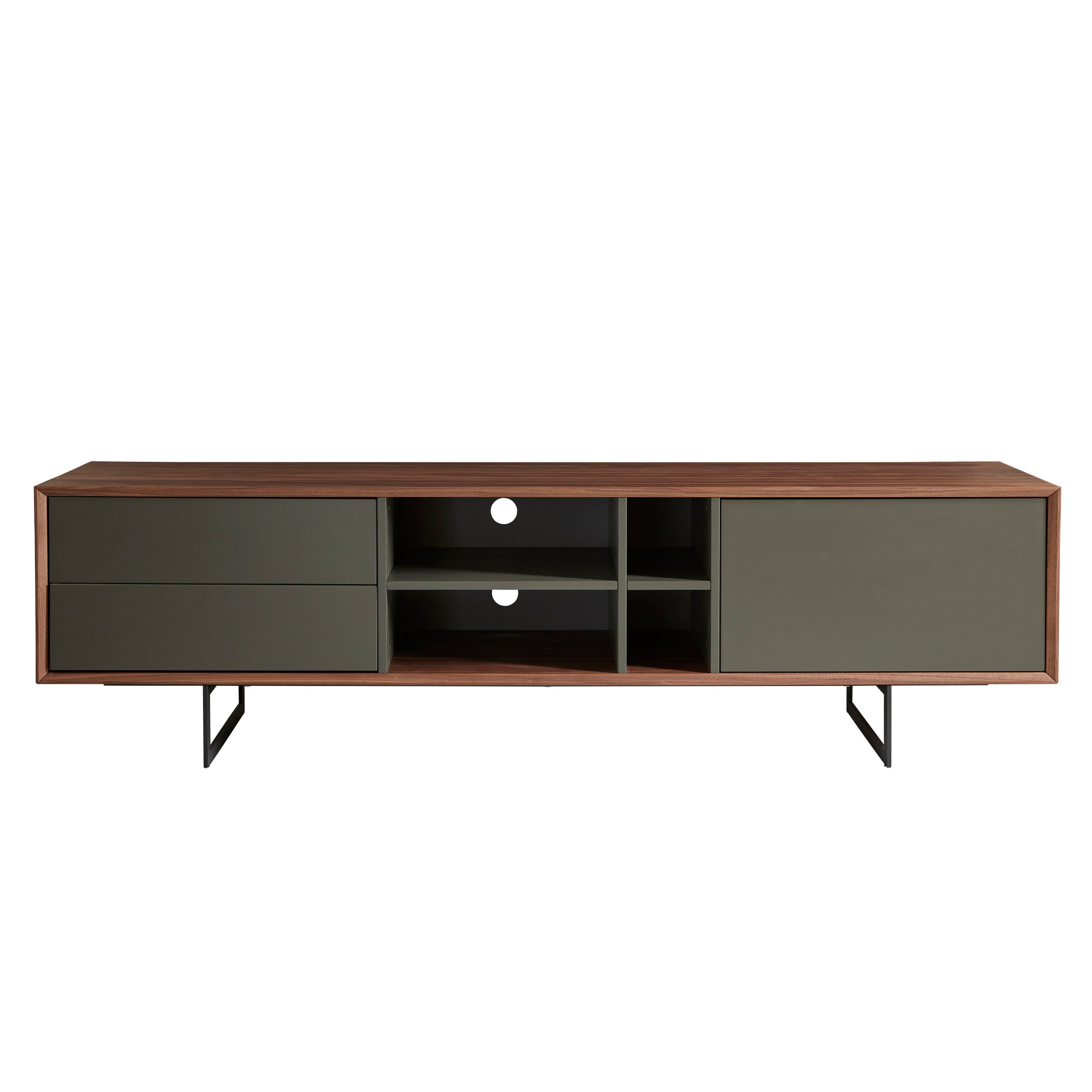 Anderson 71" Media Stand Media Unit Eurostyle     Four Hands, Burke Decor, Mid Century Modern Furniture, Old Bones Furniture Company, Old Bones Co, Modern Mid Century, Designer Furniture, https://www.oldbonesco.com/