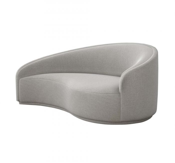 Dana Right Chaise Pure GreyChaise Interlude Home  Pure Grey   Four Hands, Burke Decor, Mid Century Modern Furniture, Old Bones Furniture Company, Old Bones Co, Modern Mid Century, Designer Furniture, https://www.oldbonesco.com/