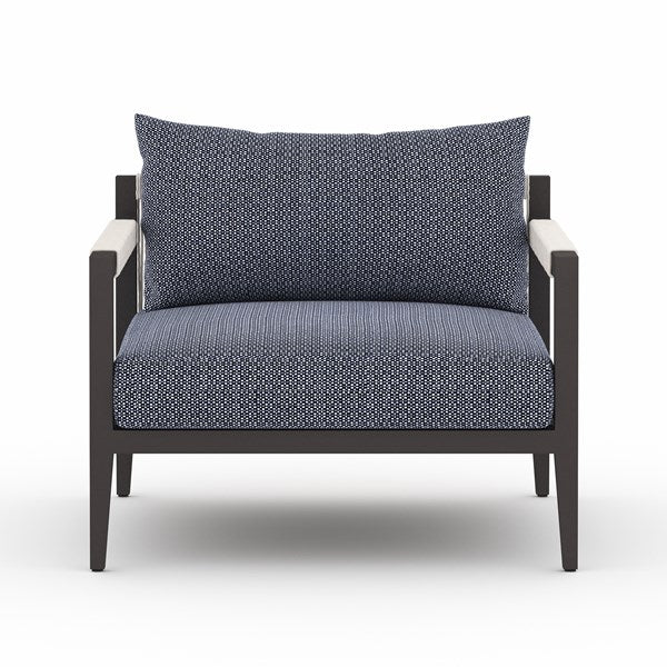 Sherwood Outdoor Chair Faye NavyOutdoor Four Hands  Faye Navy   Four Hands, Burke Decor, Mid Century Modern Furniture, Old Bones Furniture Company, Old Bones Co, Modern Mid Century, Designer Furniture, https://www.oldbonesco.com/