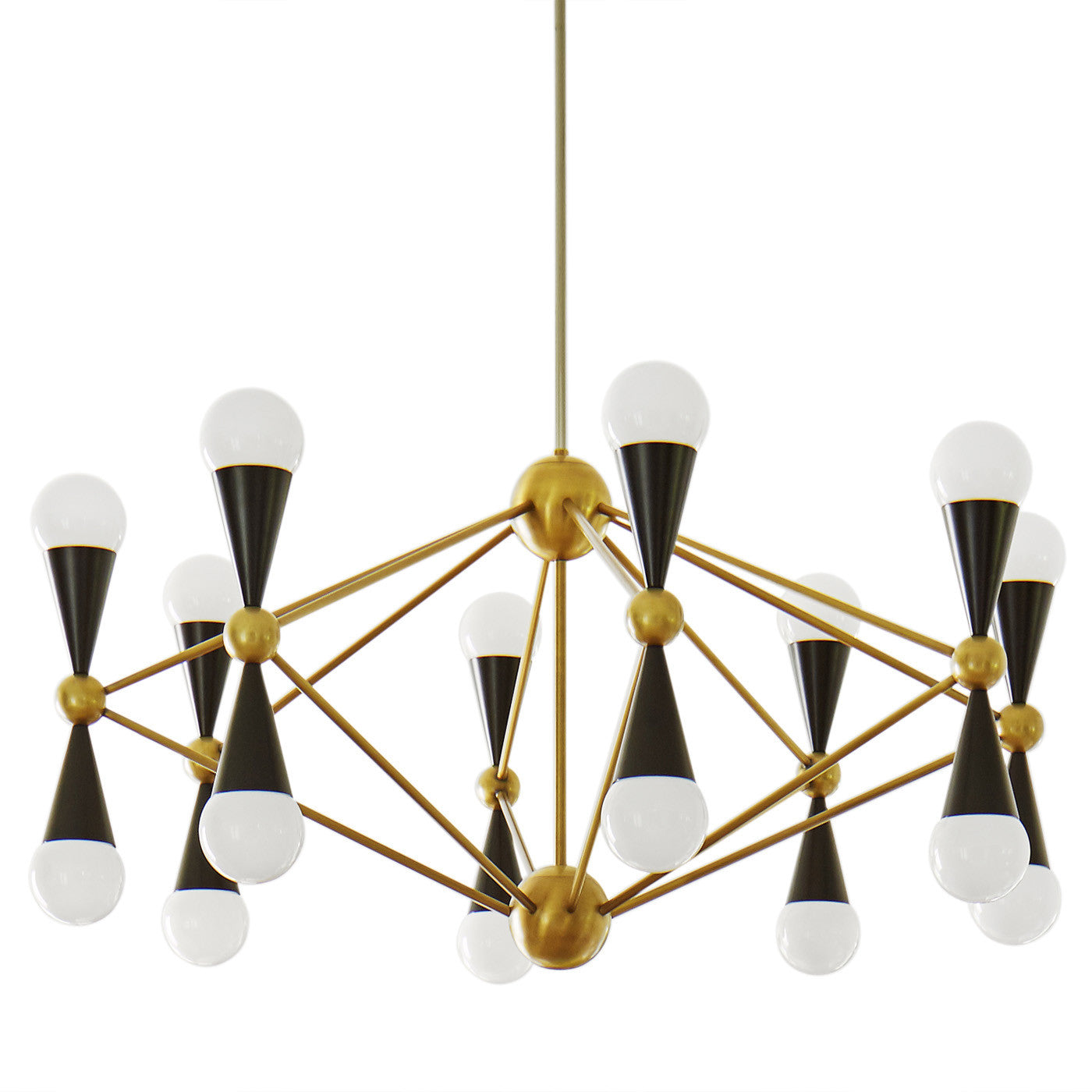 Caracas 16-Light Chandelier Chandelier Jonathan Adler     Four Hands, Burke Decor, Mid Century Modern Furniture, Old Bones Furniture Company, Old Bones Co, Modern Mid Century, Designer Furniture, https://www.oldbonesco.com/