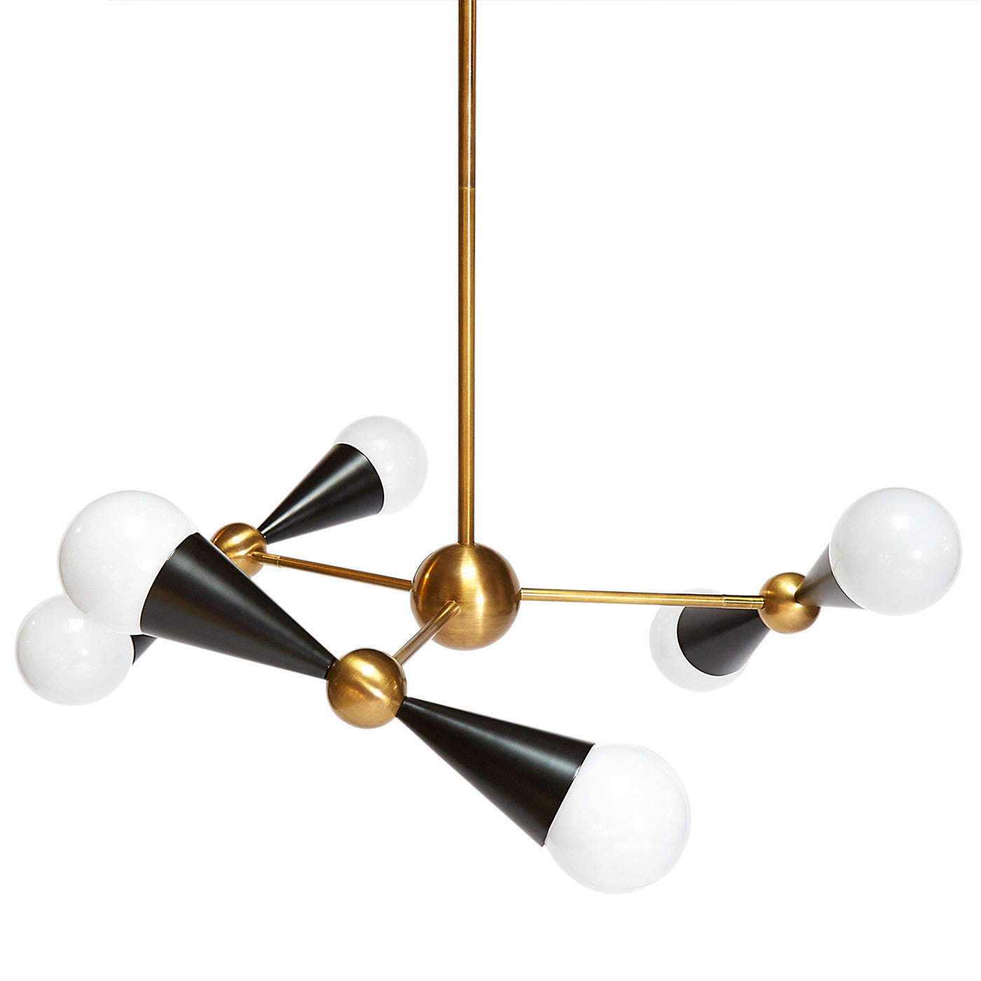 Caracas Six-Light Chandelier Chandelier Jonathan Adler     Four Hands, Burke Decor, Mid Century Modern Furniture, Old Bones Furniture Company, Old Bones Co, Modern Mid Century, Designer Furniture, https://www.oldbonesco.com/