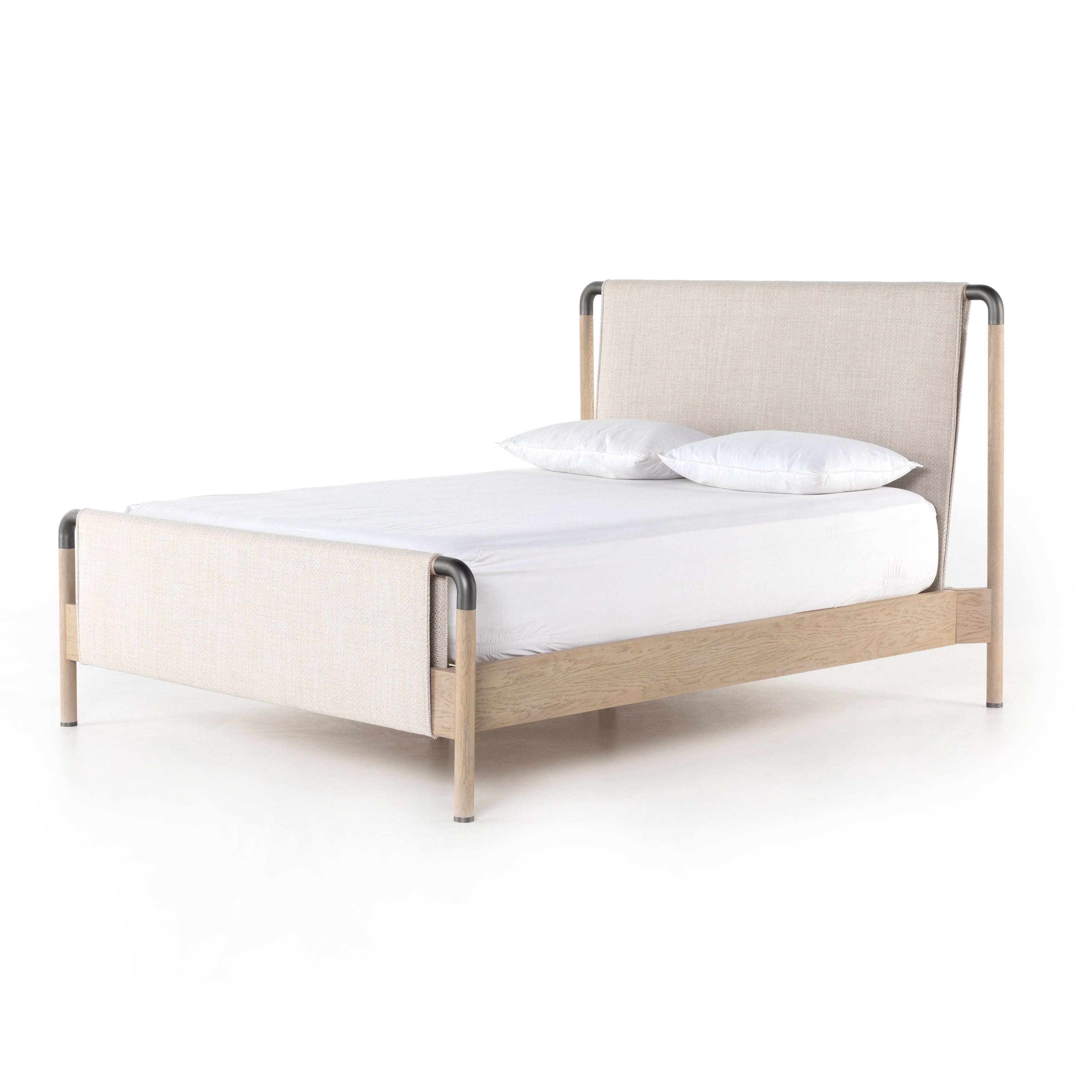 Harriett Bed KingBed Four Hands  King   Four Hands, Mid Century Modern Furniture, Old Bones Furniture Company, Old Bones Co, Modern Mid Century, Designer Furniture, https://www.oldbonesco.com/