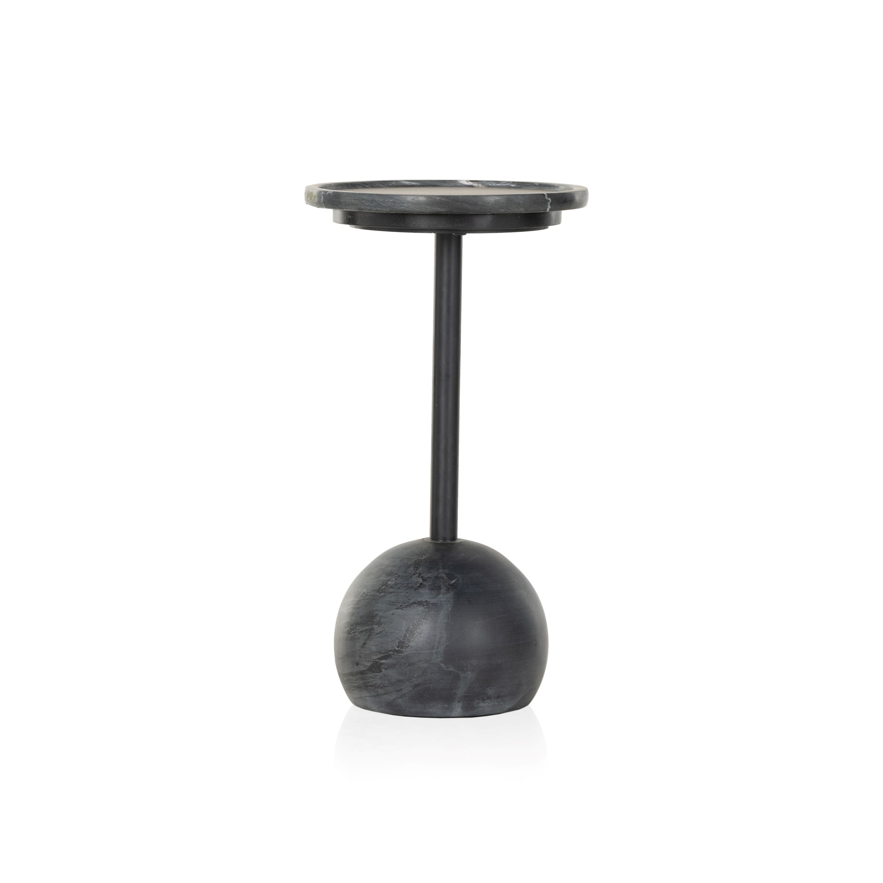 VIOLA ACCENT TABLE Black MarbleEnd Table Four Hands  Black Marble   Four Hands, Mid Century Modern Furniture, Old Bones Furniture Company, Old Bones Co, Modern Mid Century, Designer Furniture, https://www.oldbonesco.com/