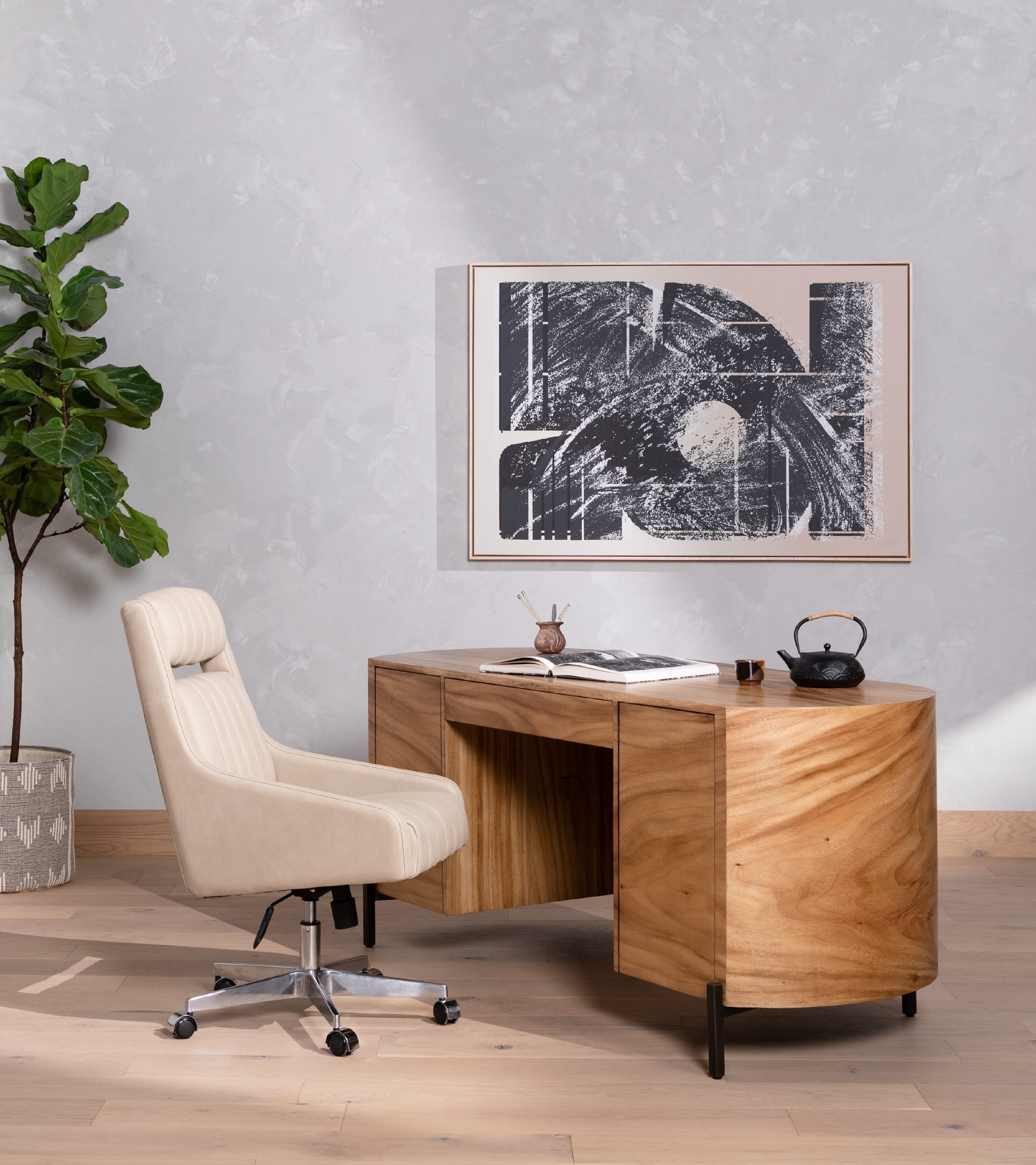 Lunas Executive Desk Desks Four Hands     Four Hands, Mid Century Modern Furniture, Old Bones Furniture Company, Old Bones Co, Modern Mid Century, Designer Furniture, https://www.oldbonesco.com/