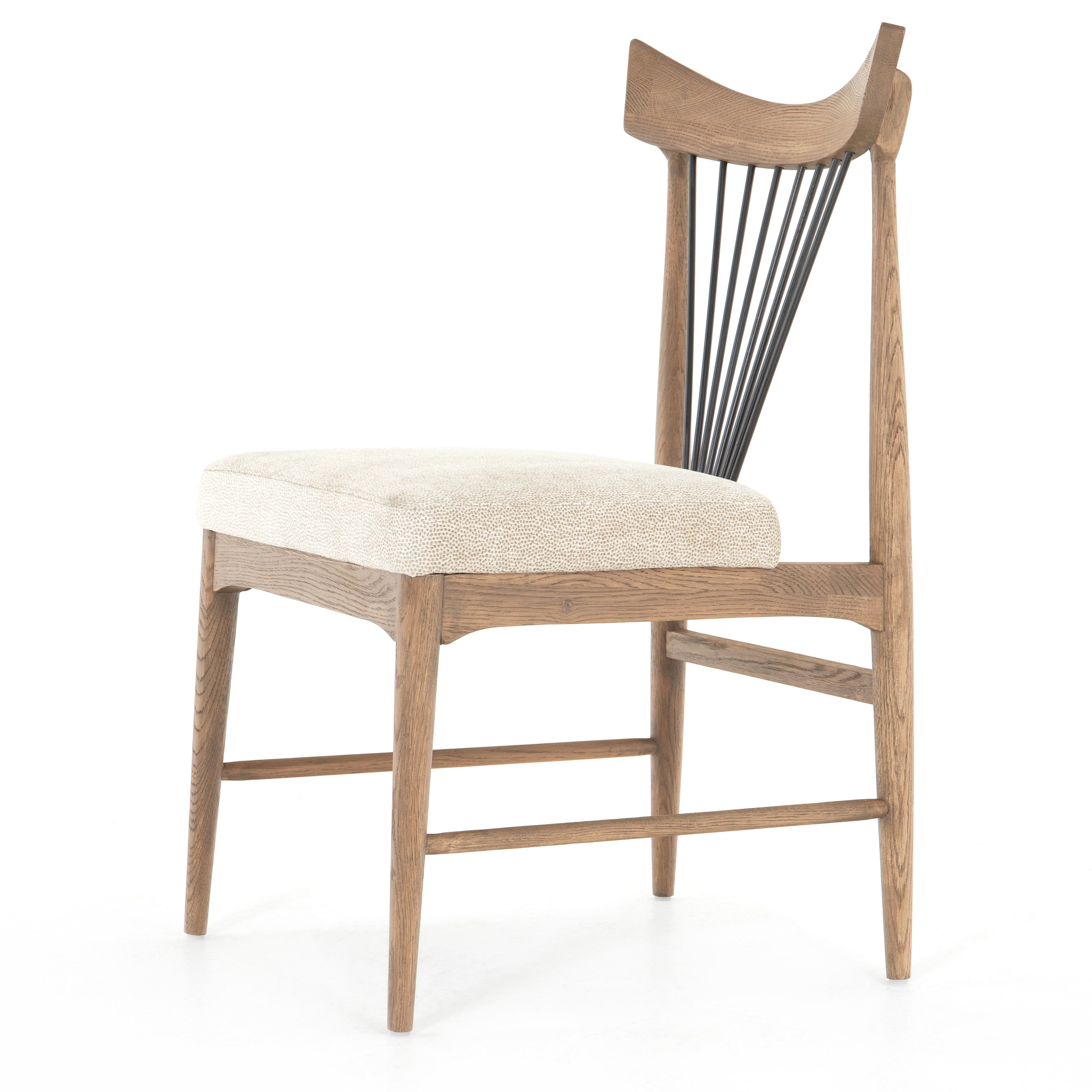 Solene Dining Chair-Darren Ecru Dining Chair Four Hands     Four Hands, Burke Decor, Mid Century Modern Furniture, Old Bones Furniture Company, Old Bones Co, Modern Mid Century, Designer Furniture, https://www.oldbonesco.com/