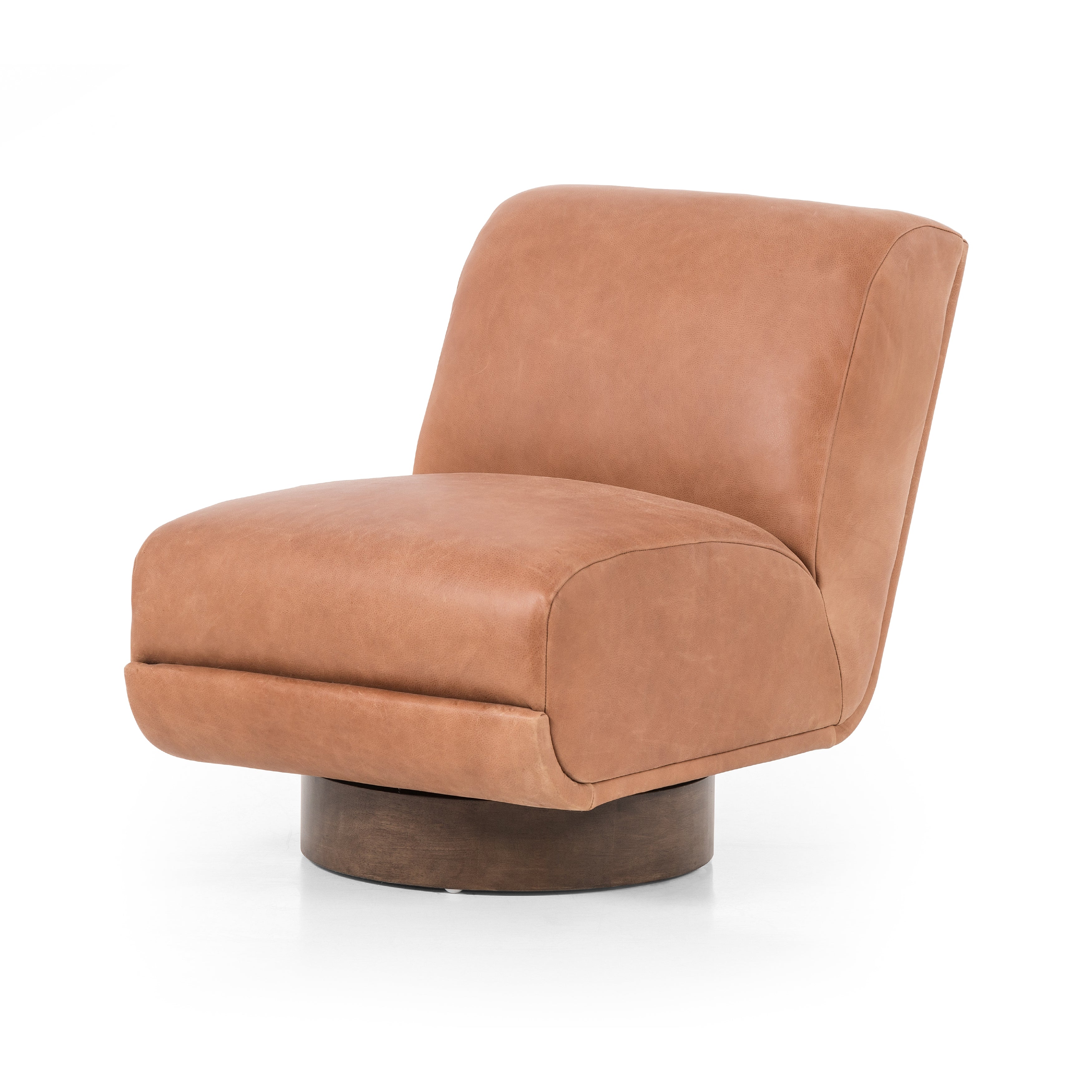 Bronwyn Swivel Chair + Table Palermo CognacSwivel Chair Four Hands  Palermo Cognac   Four Hands, Mid Century Modern Furniture, Old Bones Furniture Company, Old Bones Co, Modern Mid Century, Designer Furniture, https://www.oldbonesco.com/