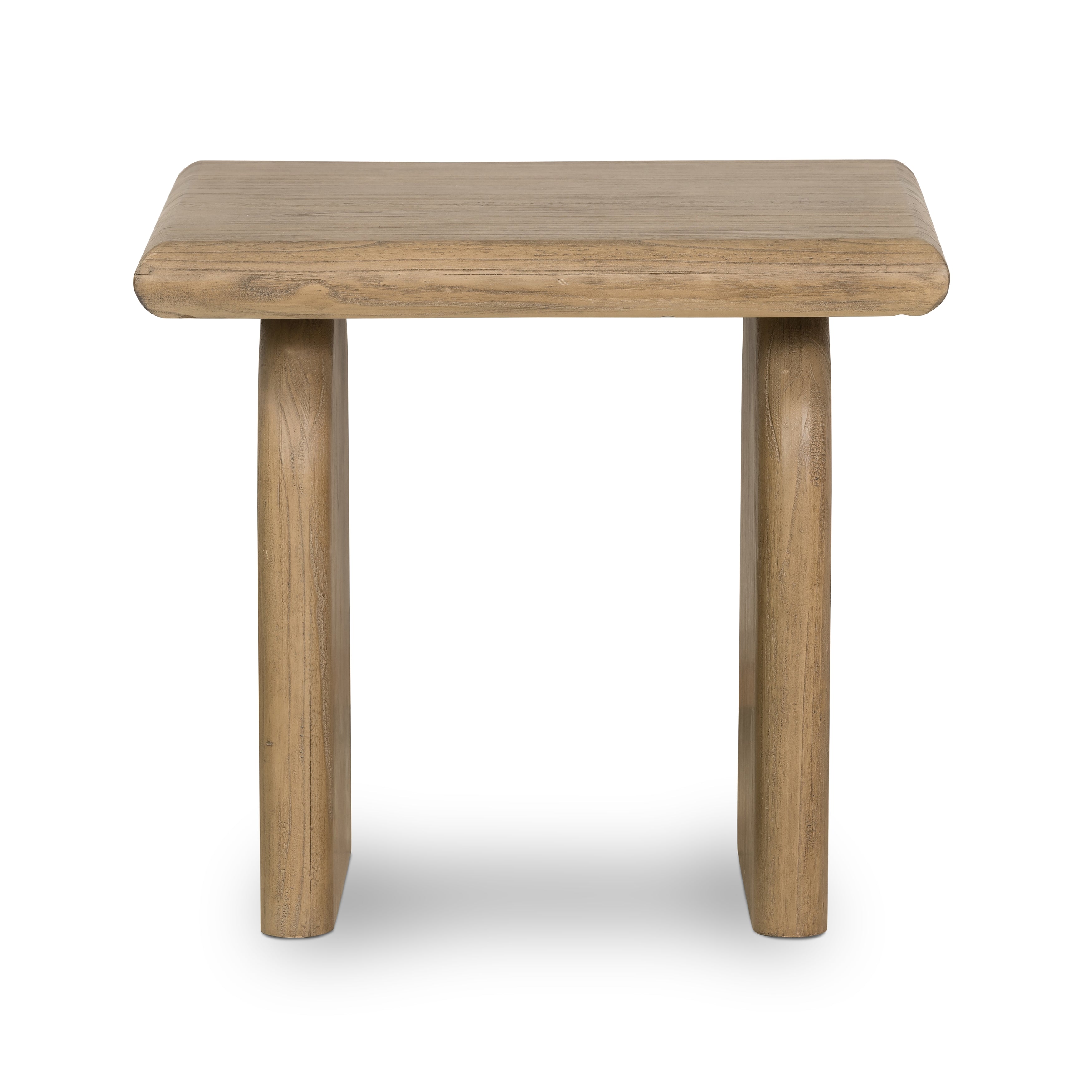 Sorrento End Table - Aged Drift Mindi End Tables Four Hands     Four Hands, Mid Century Modern Furniture, Old Bones Furniture Company, Old Bones Co, Modern Mid Century, Designer Furniture, https://www.oldbonesco.com/