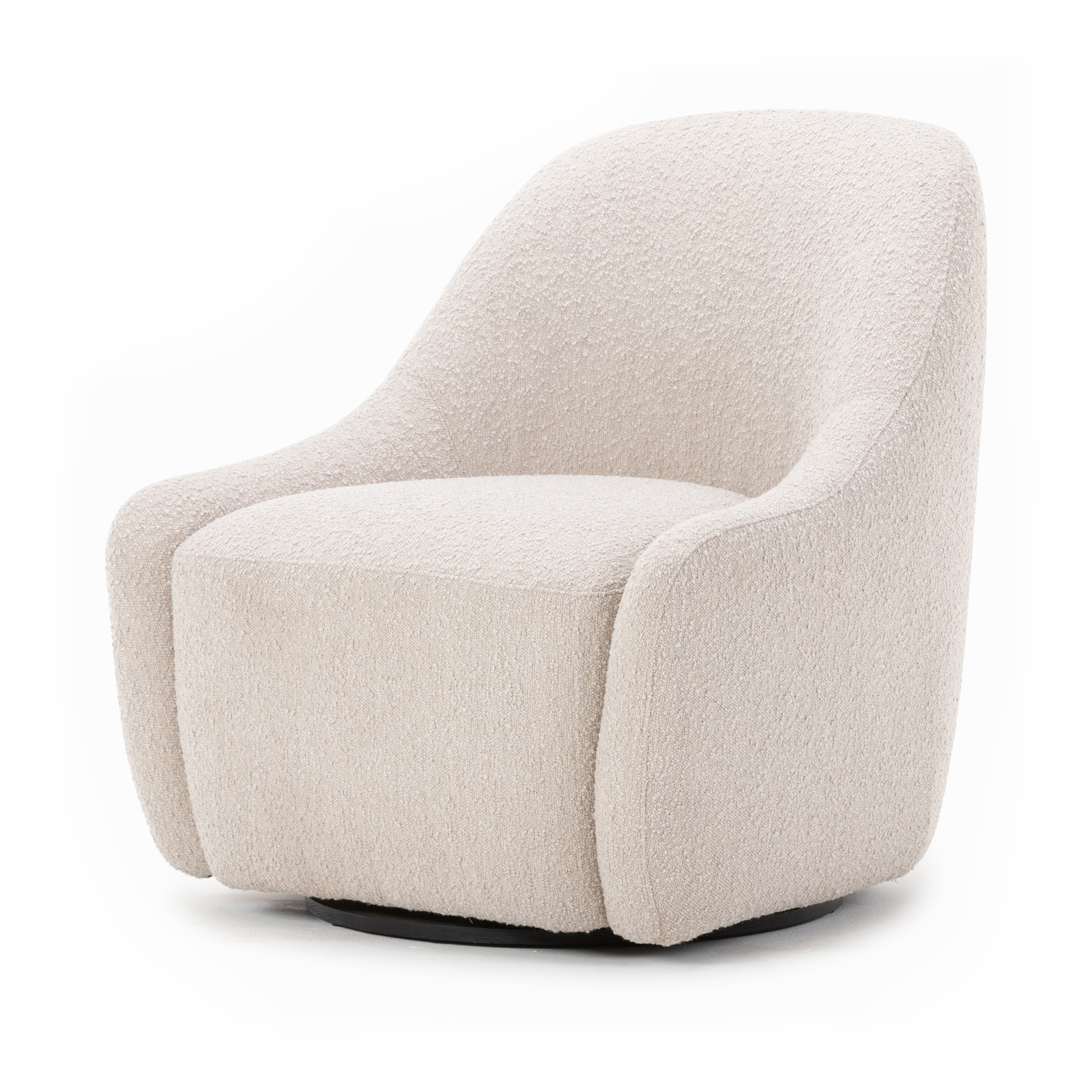 LEVI SWIVEL CHAIR-KNOLL SAND swivel chair Four Hands     Four Hands, Mid Century Modern Furniture, Old Bones Furniture Company, Old Bones Co, Modern Mid Century, Designer Furniture, https://www.oldbonesco.com/