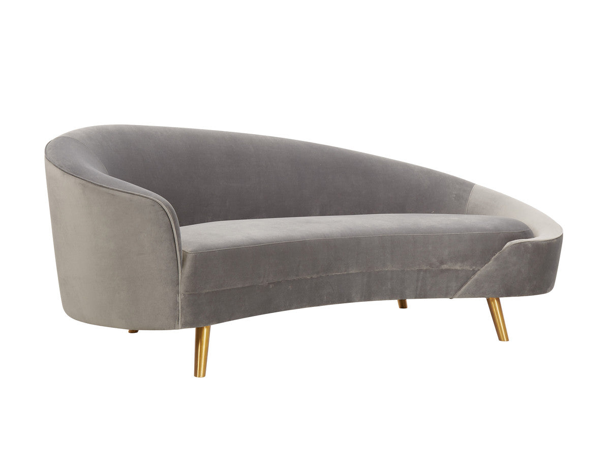 Cleopatra Velvet Sofa sofa TOV Furniture     Four Hands, Burke Decor, Mid Century Modern Furniture, Old Bones Furniture Company, Old Bones Co, Modern Mid Century, Designer Furniture, https://www.oldbonesco.com/