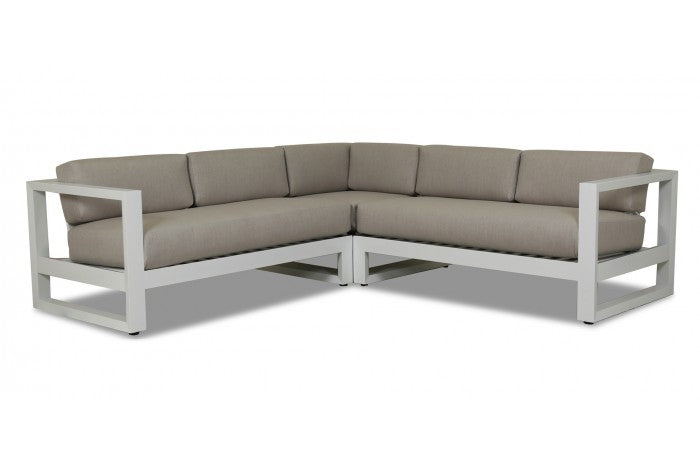 Newport Sectional Outdoor Sunset West     Four Hands, Burke Decor, Mid Century Modern Furniture, Old Bones Furniture Company, Old Bones Co, Modern Mid Century, Designer Furniture, https://www.oldbonesco.com/