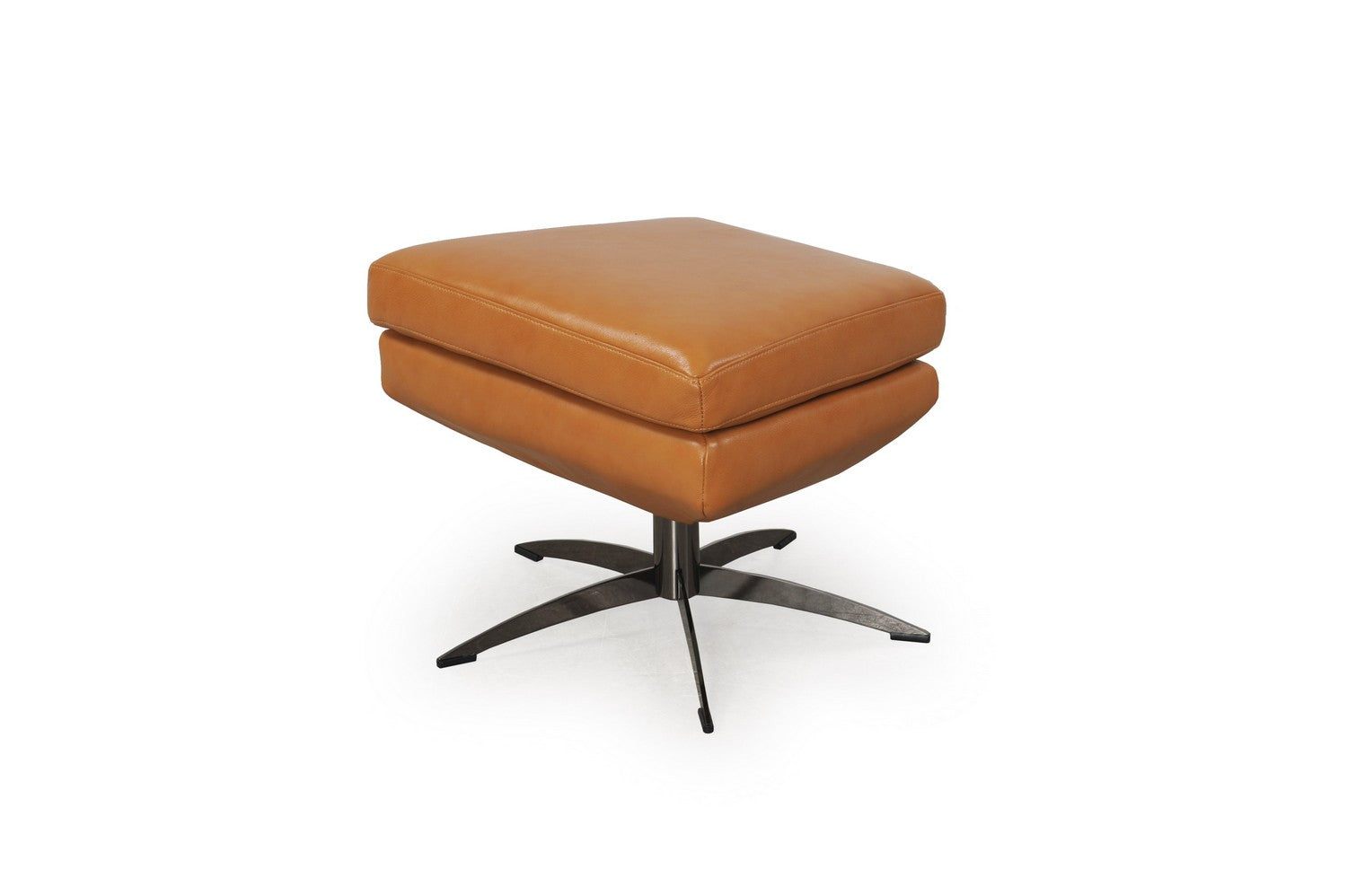 Hansen Ottoman 586 Saddle BrownOttomans Moroni  Saddle Brown   Four Hands, Burke Decor, Mid Century Modern Furniture, Old Bones Furniture Company, Old Bones Co, Modern Mid Century, Designer Furniture, https://www.oldbonesco.com/