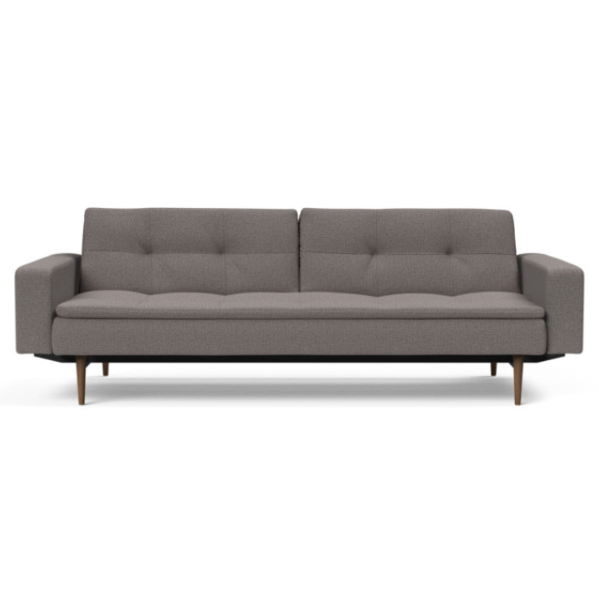 Dublexo Styletto Sofa Bed Dark Wood With Arms Daybed INNOVATION     Four Hands, Burke Decor, Mid Century Modern Furniture, Old Bones Furniture Company, Old Bones Co, Modern Mid Century, Designer Furniture, https://www.oldbonesco.com/