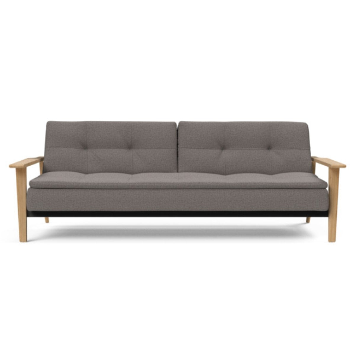 Dublexo Frej Sofa Bed Oak 521 Mixed Dance GreySofa Beds INNOVATION  521 Mixed Dance Grey   Four Hands, Burke Decor, Mid Century Modern Furniture, Old Bones Furniture Company, Old Bones Co, Modern Mid Century, Designer Furniture, https://www.oldbonesco.com/