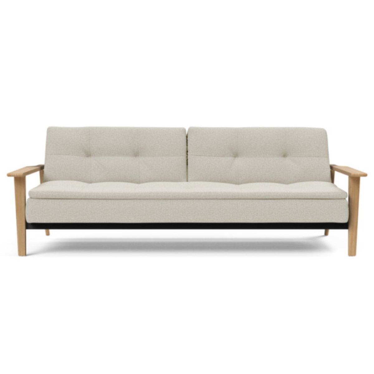 Dublexo Frej Sofa Bed Oak 527 Mixed Dance NaturalSofa Beds INNOVATION  527 Mixed Dance Natural   Four Hands, Burke Decor, Mid Century Modern Furniture, Old Bones Furniture Company, Old Bones Co, Modern Mid Century, Designer Furniture, https://www.oldbonesco.com/