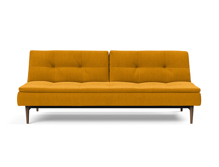 Dublexo Styletto Sofa Bed Dark Wood 507 Elegance Burned CurrySofa Beds INNOVATION  507 Elegance Burned Curry   Four Hands, Burke Decor, Mid Century Modern Furniture, Old Bones Furniture Company, Old Bones Co, Modern Mid Century, Designer Furniture, https://www.oldbonesco.com/