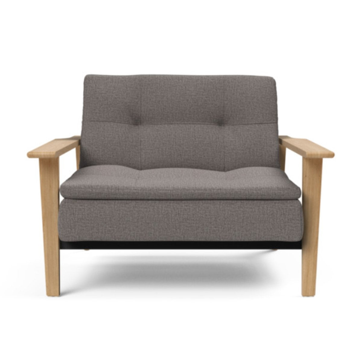 Dublexo Frej Chair Oak 521 Mixed Dance GreySlipper Chair INNOVATION  521 Mixed Dance Grey   Four Hands, Burke Decor, Mid Century Modern Furniture, Old Bones Furniture Company, Old Bones Co, Modern Mid Century, Designer Furniture, https://www.oldbonesco.com/