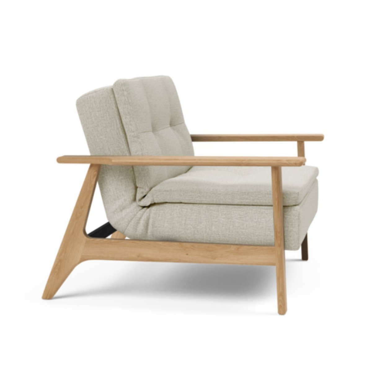 Dublexo Frej Chair Oak Slipper Chair INNOVATION     Four Hands, Burke Decor, Mid Century Modern Furniture, Old Bones Furniture Company, Old Bones Co, Modern Mid Century, Designer Furniture, https://www.oldbonesco.com/