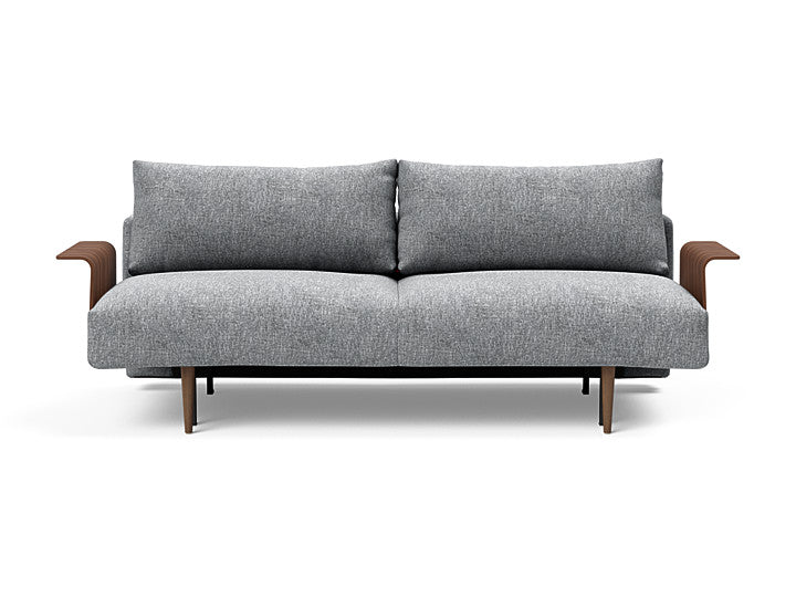 Frode Dark Styletto Sofa Bed Walnut Arms 565 Twist GraniteSofa Beds INNOVATION  565 Twist Granite   Four Hands, Burke Decor, Mid Century Modern Furniture, Old Bones Furniture Company, Old Bones Co, Modern Mid Century, Designer Furniture, https://www.oldbonesco.com/