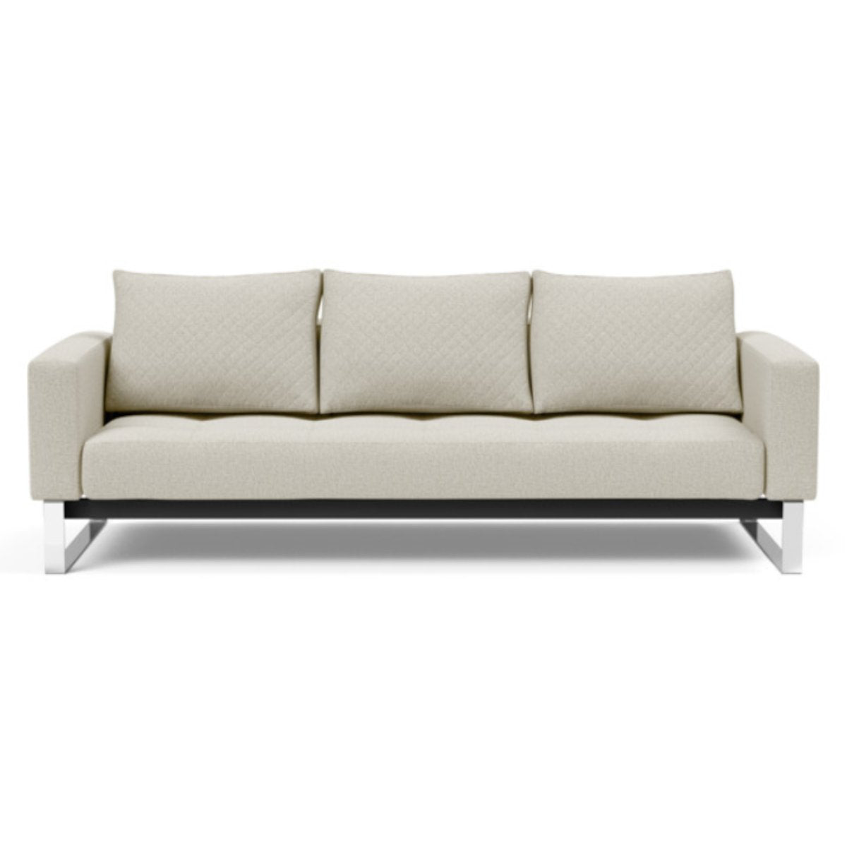 Cassius Quilt Chrome Sofa Bed 893 Mozart MasalaSofa Beds INNOVATION  893 Mozart Masala   Four Hands, Burke Decor, Mid Century Modern Furniture, Old Bones Furniture Company, Old Bones Co, Modern Mid Century, Designer Furniture, https://www.oldbonesco.com/