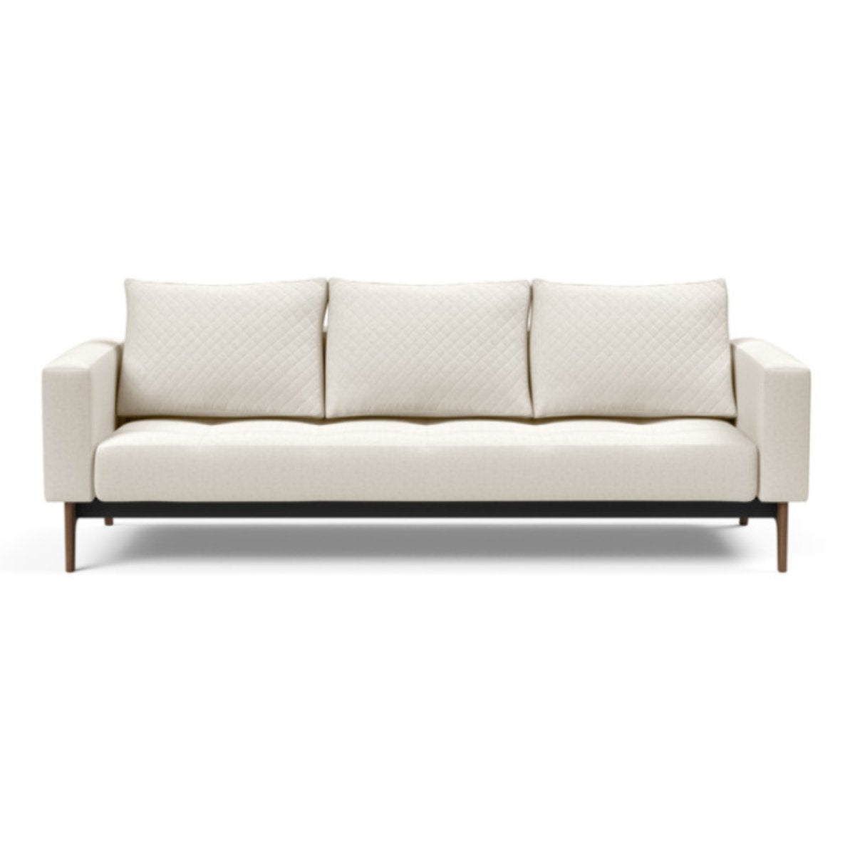 Cassius Quilt Dark Wood Sofa Bed Sofa Beds INNOVATION     Four Hands, Burke Decor, Mid Century Modern Furniture, Old Bones Furniture Company, Old Bones Co, Modern Mid Century, Designer Furniture, https://www.oldbonesco.com/