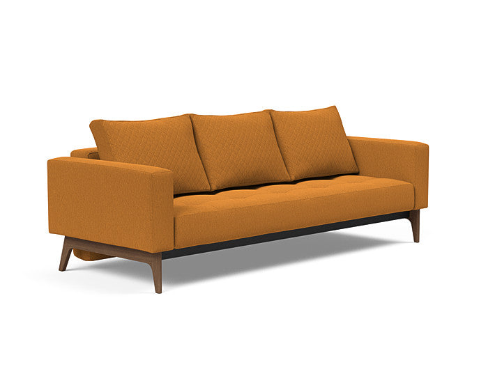 Cassius Quilt Dark Wood Sofa Bed 893 Mozart MasalaSofa Beds INNOVATION  893 Mozart Masala   Four Hands, Burke Decor, Mid Century Modern Furniture, Old Bones Furniture Company, Old Bones Co, Modern Mid Century, Designer Furniture, https://www.oldbonesco.com/