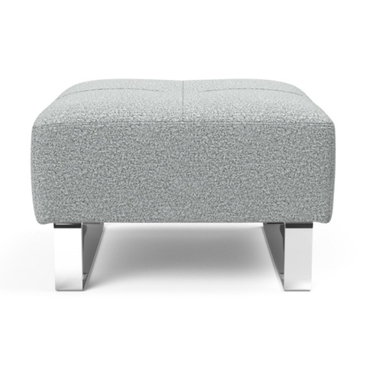 Supremax/Cassius D.E.L. ottoman 538 Melange Light GreyOttoman INNOVATION  538 Melange Light Grey   Four Hands, Burke Decor, Mid Century Modern Furniture, Old Bones Furniture Company, Old Bones Co, Modern Mid Century, Designer Furniture, https://www.oldbonesco.com/