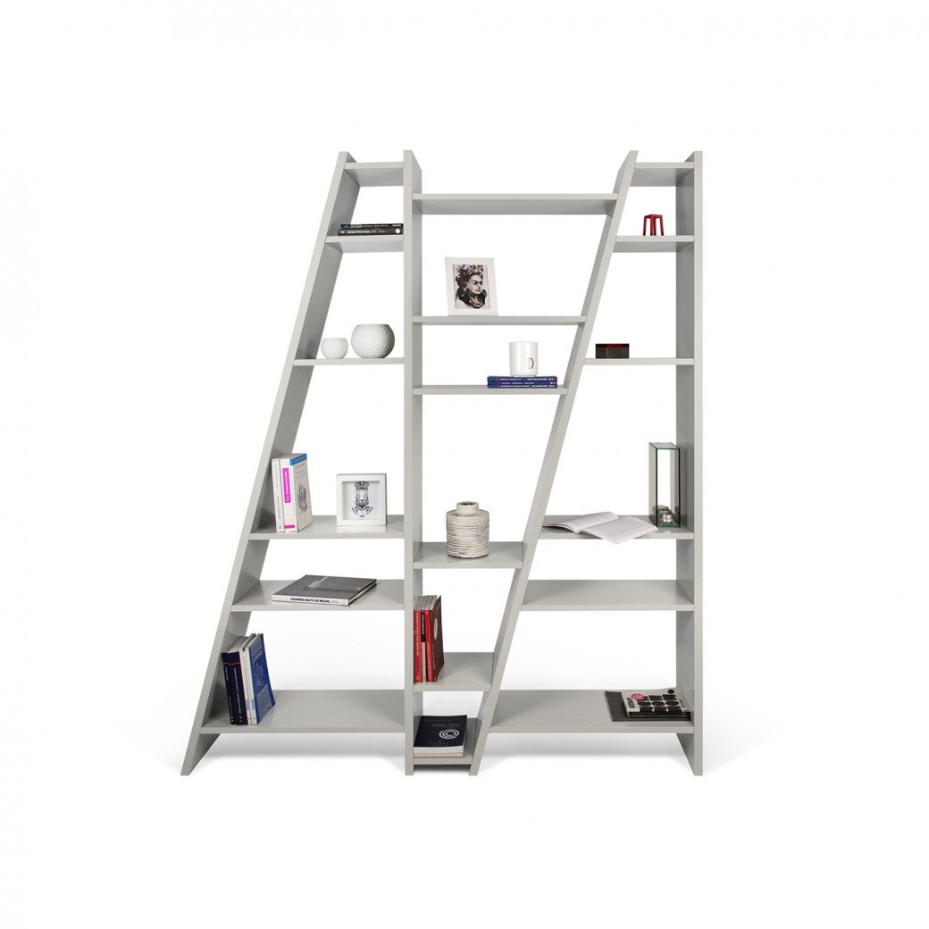 Delta Triple Bookcase Bookshelf Temahome     Four Hands, Burke Decor, Mid Century Modern Furniture, Old Bones Furniture Company, Old Bones Co, Modern Mid Century, Designer Furniture, https://www.oldbonesco.com/