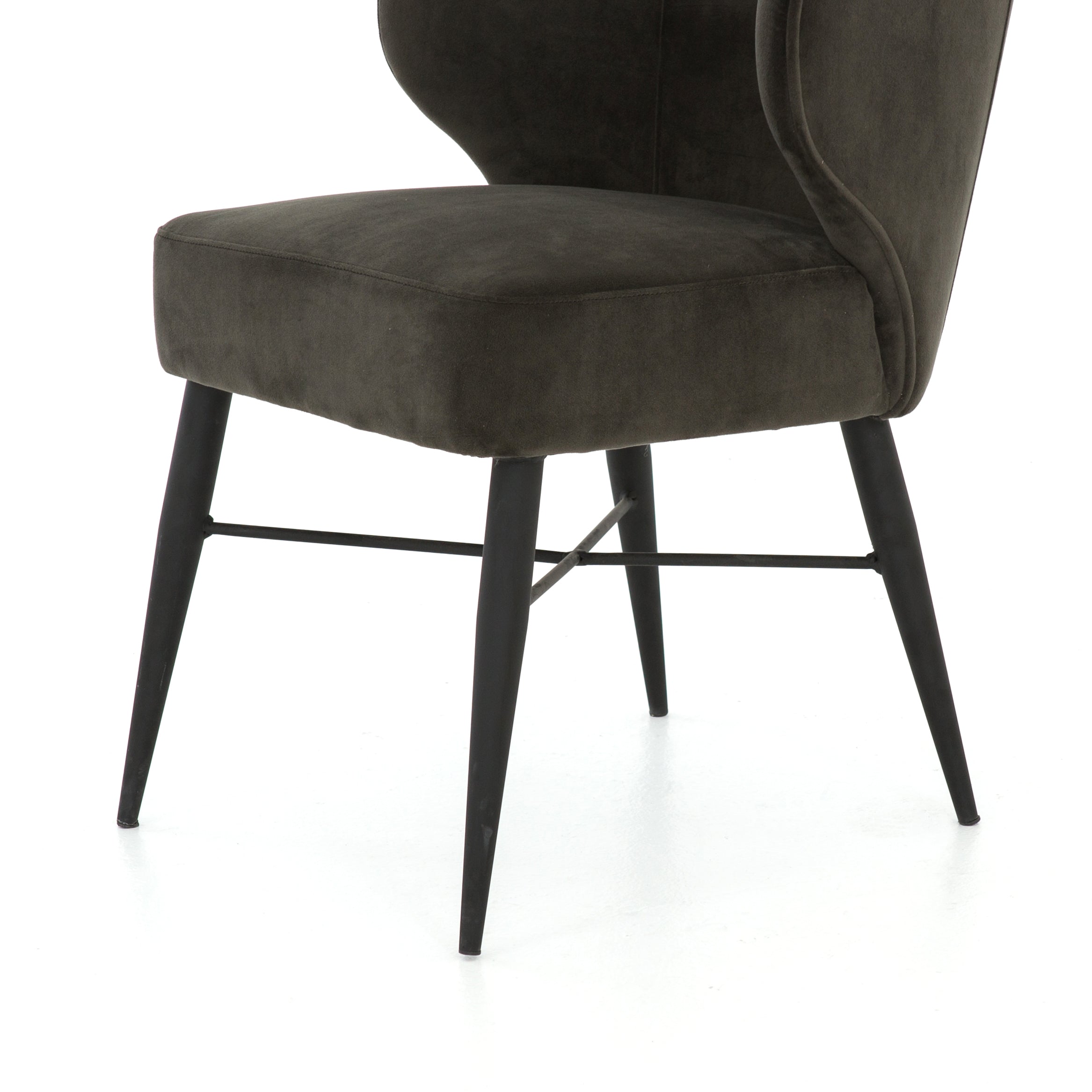 Arianna Dining Chair - Bella Smoke Dining Chair Four Hands     Four Hands, Mid Century Modern Furniture, Old Bones Furniture Company, Old Bones Co, Modern Mid Century, Designer Furniture, https://www.oldbonesco.com/