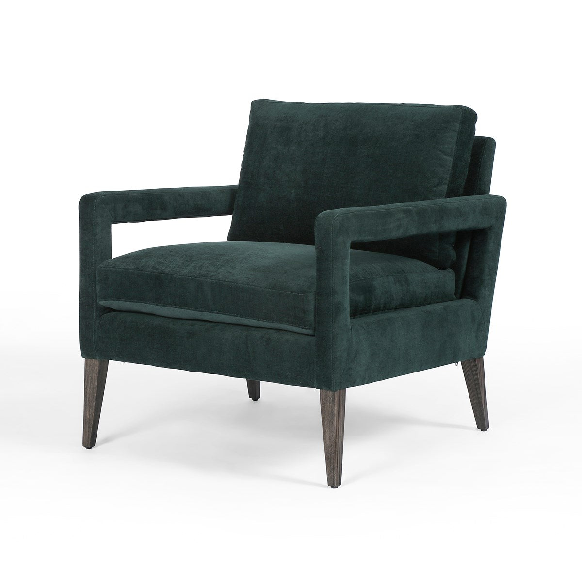 Olson Chair Emerald Worn VelvetChair Four Hands  Emerald Worn Velvet   Four Hands, Burke Decor, Mid Century Modern Furniture, Old Bones Furniture Company, Old Bones Co, Modern Mid Century, Designer Furniture, https://www.oldbonesco.com/