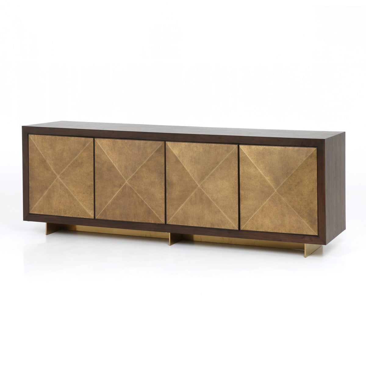 Enzo Sideboard-Dark Walnut Sideboard Four Hands     Four Hands, Burke Decor, Mid Century Modern Furniture, Old Bones Furniture Company, Old Bones Co, Modern Mid Century, Designer Furniture, https://www.oldbonesco.com/