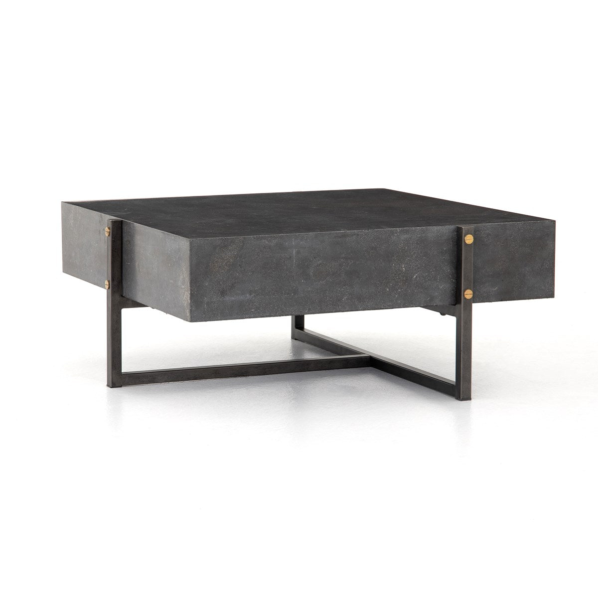 Keppler Square Coffee Table-Bluestone Table Four Hands     Four Hands, Burke Decor, Mid Century Modern Furniture, Old Bones Furniture Company, Old Bones Co, Modern Mid Century, Designer Furniture, https://www.oldbonesco.com/