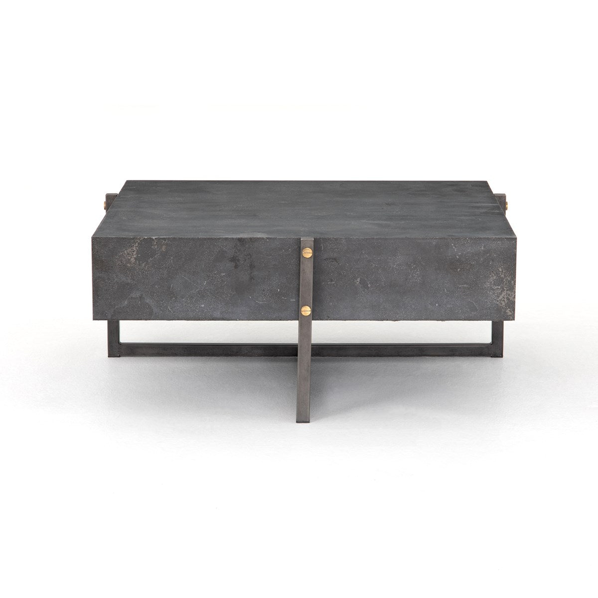 Keppler Square Coffee Table-Bluestone Table Four Hands     Four Hands, Burke Decor, Mid Century Modern Furniture, Old Bones Furniture Company, Old Bones Co, Modern Mid Century, Designer Furniture, https://www.oldbonesco.com/