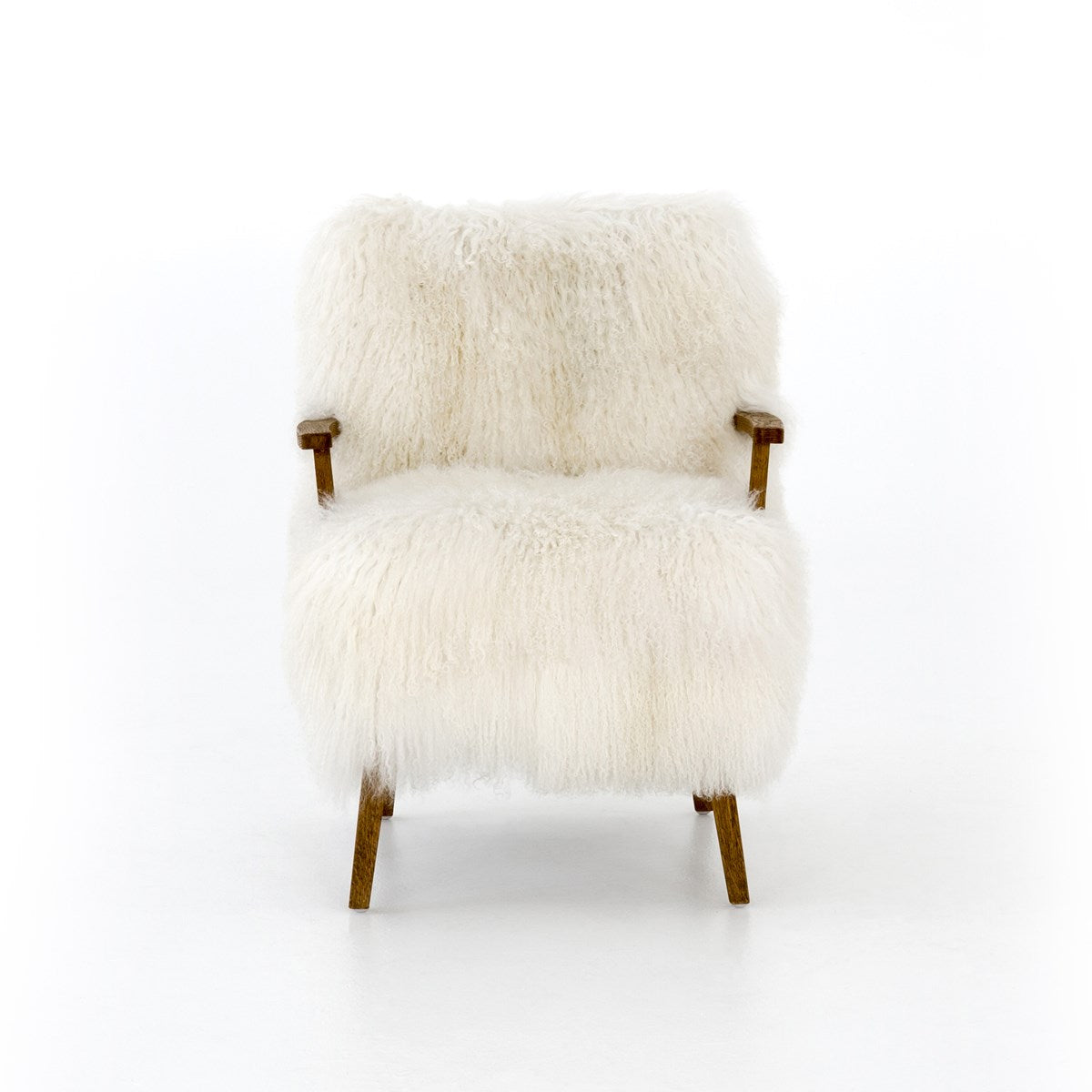 Ashland Armchair-Mongolia Cream Fur Armchair Four Hands     Four Hands, Burke Decor, Mid Century Modern Furniture, Old Bones Furniture Company, Old Bones Co, Modern Mid Century, Designer Furniture, https://www.oldbonesco.com/