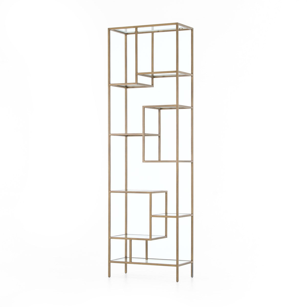 Helena Brass Bookcase 102"Bookcase Four Hands  102"   Four Hands, Burke Decor, Mid Century Modern Furniture, Old Bones Furniture Company, Old Bones Co, Modern Mid Century, Designer Furniture, https://www.oldbonesco.com/